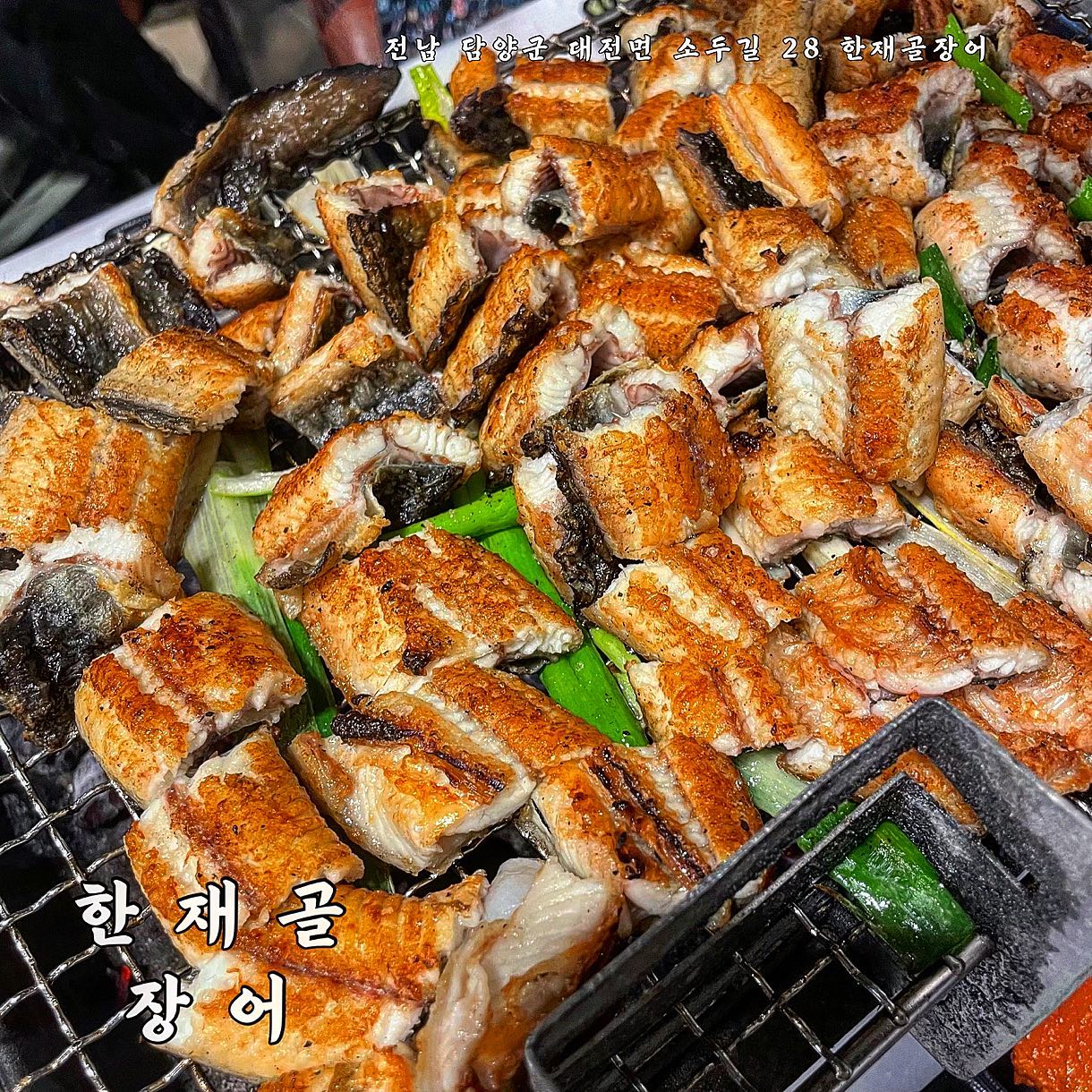 ✨한재골장어✨

- 전남 담양군 대전면 소두길 28 한재골장어
- 영업시간 : 11:30 ~ 21:00(라스트오더 20:00) *브레이크타임 : 15:00~17:00

담양 부모님세대 맛집 한재골장어에서 몸보신 하자구요!
노릇노릇 비주얼 보이시나요(๑>◡<๑)
사장님께서 초벌로 구워주셔서 먹기 간편하고 겉은 바삭하고 속은 부드르르르럽,,ఇ 잡내 하나 없는 통실통실 그 자체 장어였어요:-)

📎 여기는 특별하게 기본반찬으로 직접 양봉한 꿀도 함께 주는데 소금구이를 꿀에 찍어 먹으면 이게 또,,👍 먹어봐야만 알 수 있는 맛,,

📎 성인 4,000원 / 어린이 2,000원의 상차림비가 있어요!! 사진에 없는 다양한 절임류와 반찬들이 셀프바에 가득 있답니다:-)

📎 여기 쌈채소들도 상장님께서 직접 제배하신다구요!!

👉 장어는 싯가에 따라 조금 변동이 있지만 제가 먹었을 때는 1kg에 65,000원이였어요!!

몸보신 할때도
부모님과 함께 외식할 때도! 딱!!

#한재골장어 #한재골 #담양한재골 #담양한재골장어 #담양 #담양맛집 #담양카페 #담양맛집추천 #담양카페추천 #담양여행 #담양가볼만한곳 #담양떡갈비 #전남 #전라도 #먹방스타그램 #먹팔 #맛집추천 #소통 #선팔 #맞팔