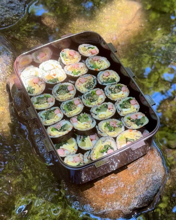 #장마오기전에 #계캉스 🤍

1. 죠니표 #집김밥 들고 계곡에 앉아서 냠냠🤤
2. 소리만 들어도 힐링되는 #계곡물소리 🌊
3. #올리브영털이 로 구매한 페디팁. #지속력ㅠㅠ 🦶🏻
4. 호두는 계곡에서 #양치껌냠냠 절반 먹고 흘림🤣
5. 김밥 먹고 텐트에 누워서 휴식~ 덜렁거리는 페디팁..⛺️🦶🏻
6. 텐트에서 요즘 빠진 #브루마블게임 1게임 1시간 30분 지옥😶
