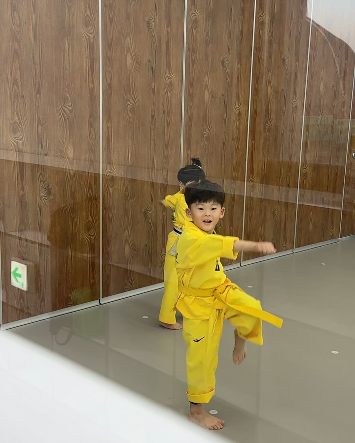#디후쓰일상 

어느새 노란띠가 된 디후쓰 💛