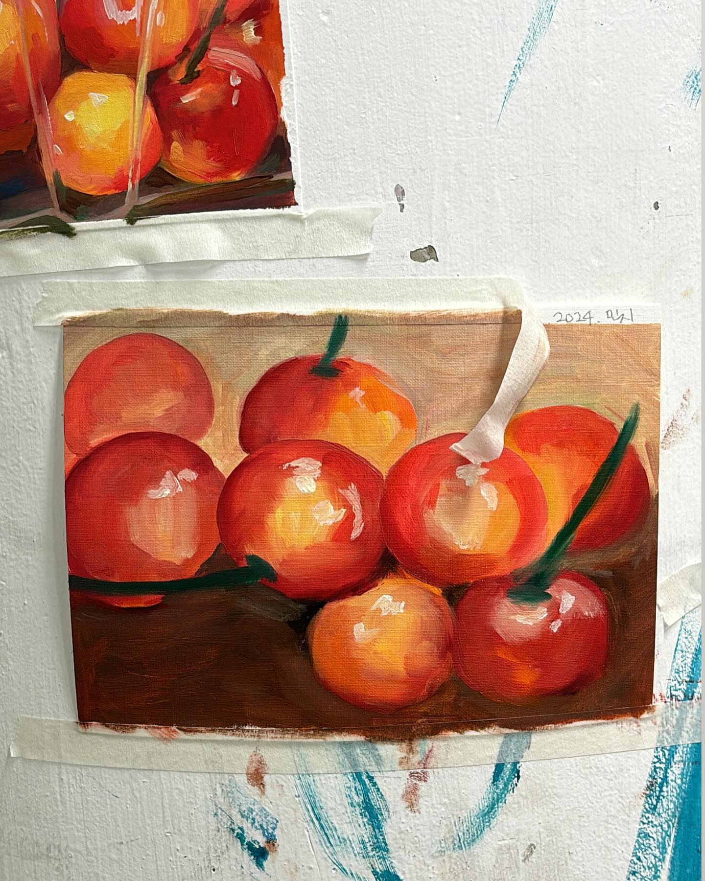 처음으로 유화를 ..! 색 섞이는 거 너무 재밌다 🎨🖌️

어쩌다보니 그림까지 그리고 온 지혜 과실 탐방기, 사진으로 보던 그림들 실제로 보고, 그림그리는 거 구경하다가, 그림 그릴 생각 없었고 자신도 없었는데 덕분에 좋은 경험을, 영상이랑 사진으로 열장 꽉꽉 채워도 이 시간을 담아내기에 모자라요 💭