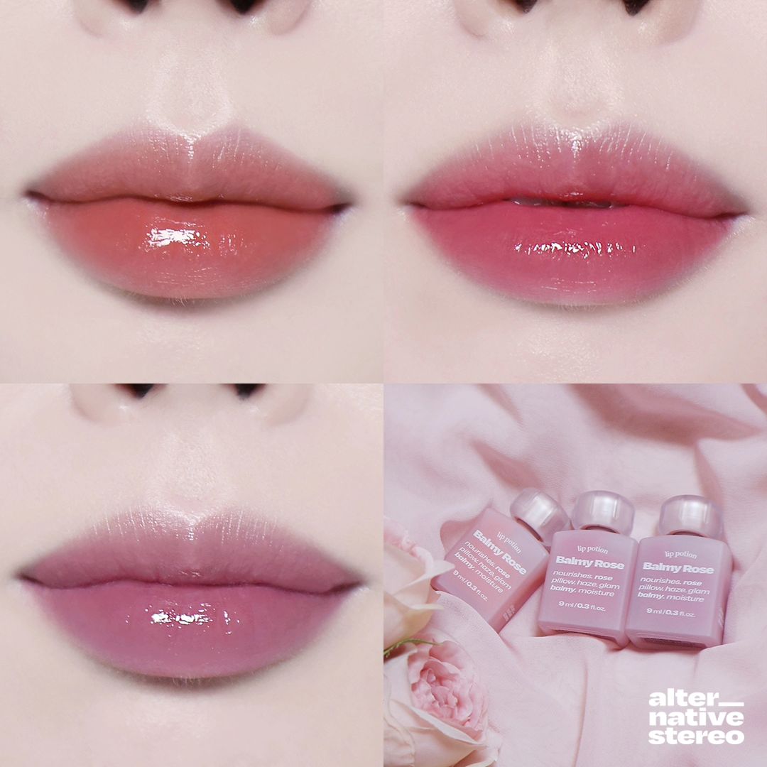 #협찬 alternativestereo
💐여름의 싱그러움을 담은 맑고 청량한 장미 컬러로 돌아온
#얼터너티브스테레오 #립포션 바미로즈 🆕️3 colors

촉촉하지만 끈적임 없는 #물빛광택립 인데,
정말 3가지 컬러 다 어쩜 이리 예쁜지 바르는 내내 행복🥰
취향저격 완전 제대로 당했습니닷...🩷

🍑8호 #피치샤워 : 햇살아래 맑게 차오르는 물빛 같은 여린 코랄 오렌지 
🌷9호 #프레쉬로즈 : 물기있는 생장미의 청량함을 담아낸 베리빛 로즈 핑크
🪻10호 #라일락로즈 : 은은한 보라빛으로 신비로운 오로라를 자아내는 로지 모브

첫터치는 밀키하고 은은한데 시간이 지날수록 색이 진해지는 타입이더라구요!!
제 발색샷은 색이 좀 올라온 후의 색감인 점 참고해주세요:)

립포션 #스티밍밀크 도 함께 사용해보았는데,
요것도 완전 물건이네요...🍼❤️

하얀 우유빛의 촉촉한 #립컨디셔너 인데 #컬러체인져 역할도 해서, 쨍한 립컬러를 은은하고 밀키하게 바꿔줘요!!

진한 립 부담스러울 때 많은데, 스티밍밀크 샥 올려주니까
흰기가 살짝 섞이며 부드럽게 컬러를 풀어줘서 넘 예뻐요😭
바미로즈 컬러들과 함께 섞발해도 존예!!

피치샤워+스티밍밀크 조합은 복숭아우유처럼 넘 은은 청순하구
프레쉬로즈+스티밍밀크 조합은 오묘하고 뭐라 말할 수 없게 예뻐서 제 최애조합이랍니다 #여쿨라 강추👍

💚5/26 일요일에 #올리브영 에서 오특으로 립포션 바미로즈 
전색상을 20% 할인된 가격으로 만나볼 수 있다니 이번 기회에 꼭 업어오셔요😉

#촉촉한틴트 #쿨톤틴트 #틴트추천 #올영틴트 #아이스로즈 #아이스셔벗틴트 #장미빛생기 #립스타그램