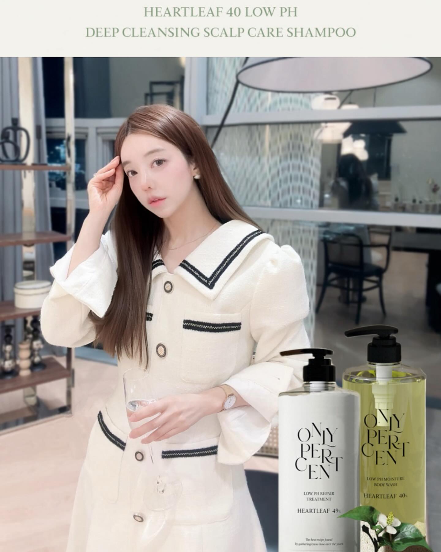 #광고 #ad onlypercent.kr 

오늘의 잠들기전 나를 사랑해주는 시간 😌

이듬해 강인한 생명력 으로 싹을 틔워낸
어성초 49 약산성 리페어 ✨
오롯이 순도 높은 고동축 성분
거칠고 손상된 헤어 에 진정 효능을 
담아 찰랑이고 윤기나는 자신감

ONLY PERCENT 🌱 

onlypercent.kr 
yulyul_j 
#onlypercent #뷰티인플루언서 #kbeauty  #헤어모델 #릴리앤율 
##광고 #온리퍼센트 #단백질샴푸 #극손상모샴푸 #극손상모트리트먼트 #단백질트리트먼트 #샴푸추천 #트리트먼트추천 #샴푸린스 #손상모케어 #헤어케어