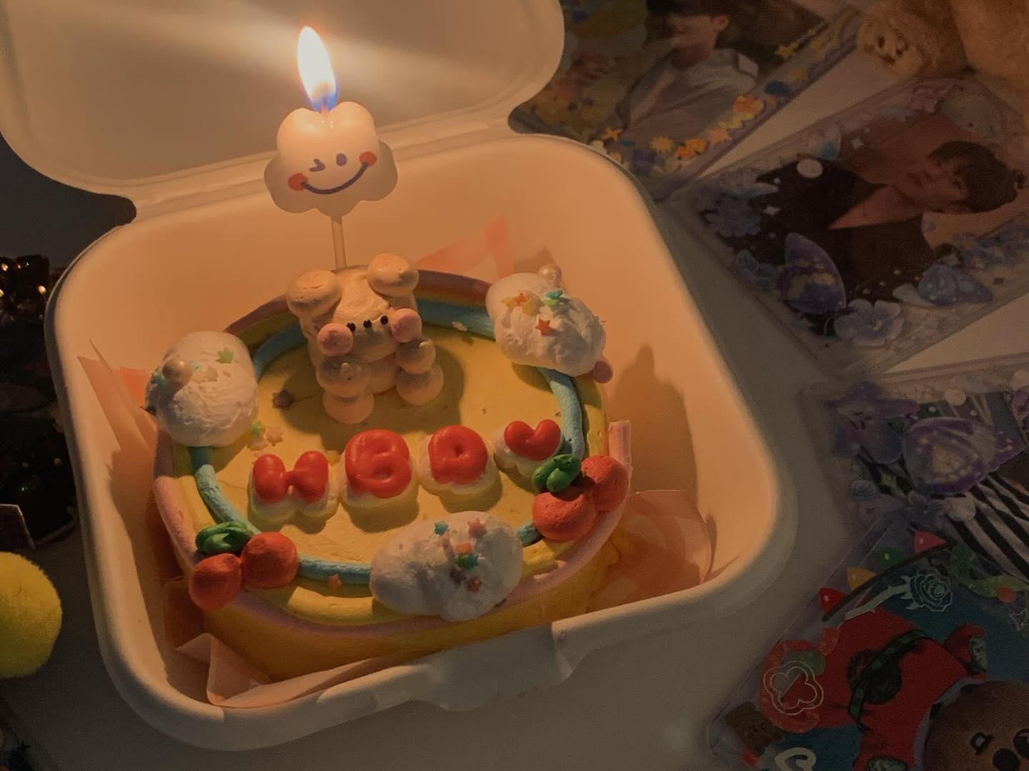 23년 스테이 다이어리 모임 📓 선물해주신 생일 케이크 🎁