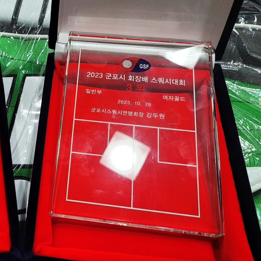 🏆
2023 군포시 회장배 스쿼시 대회
스포츠 클럽 그린힐에서 열렸습니다.
아침 잠 많은 인간이라
오전 겜이 매우 힘들었지만
허리도 무릎도 아팠지만 입상하니깐
조으네 ☺️☺️☺️
.
.
.
.
.
.
.
.
.
.
#kujaka #스쿼시일상 #운동일상 #군포시스쿼시대회 #스쿼시대회 #3등 #스쿼시