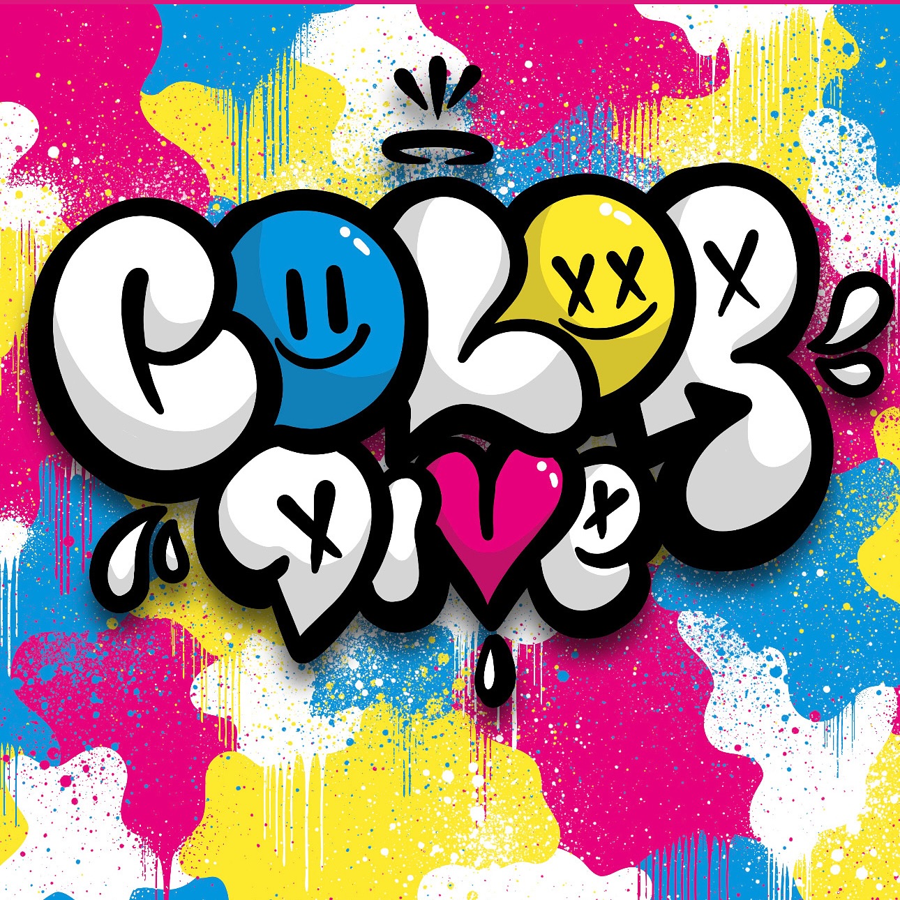LOVE CAMO 💙🩷💛🖤
“Color Dive” project 

#graffitiart #streetart #그래피티 #스트리트아트