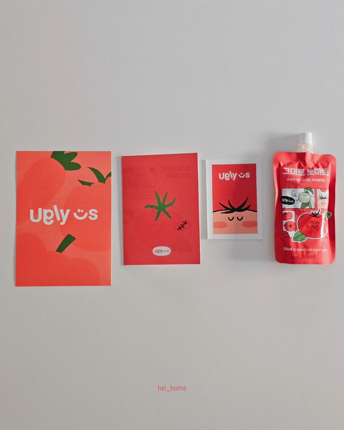 어글리어스에서 보내주신 선물 🎁 

다정한 선물을 보내주신 어글리어스 uglyus.market 너무 감사드려요🧡
택배물품명에 '어글리어스 헤이님 선물' 이라고 되어있어서
진짜 심쿵했어요 ☺️🧡 

보내주신 그대로토마토 주스는 유기농 주스인데요
첨가물 없이 100% 토마토로 만들어졌어요
맛은 말해모해 진짜... 너무 맛있어요🍅🧡

제가 평소에 토마토 갈아주면 풀맛나서 안먹는다는 남편도
몇팩 쭉쭉 먹더라고요 👍🏻🍅

이렇게나 맛좋은 유기농 토마토주스🍅 
설레이는 선물 보내주셔서 정말 감사드려요 uglyus.market 

📦🥕🥦🍅🧅
단순히 못생겨서, 판로가 없어서 버려지는 유기농 채소들을
저렴한 가격에 집앞까지 배송해주는 어글리어스
건강한 유기농채소도 먹고 버려지는 채소도 구출하면서
2024년에도 어글리어스와 함께할게요 😉🧡