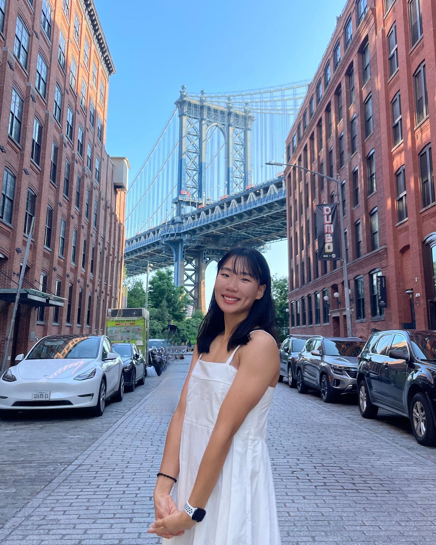 #🇺🇸 #dumbo #brooklynbridge 
Hi I’m New Yorker