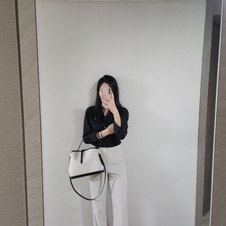[직장인 데일리룩] 장마철 출근룩/ 직장인ootd/ 돌려입기/ 직장인코디