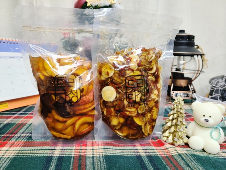 겨울철 몸이 따뜻해지는 수제과일청 드리다청