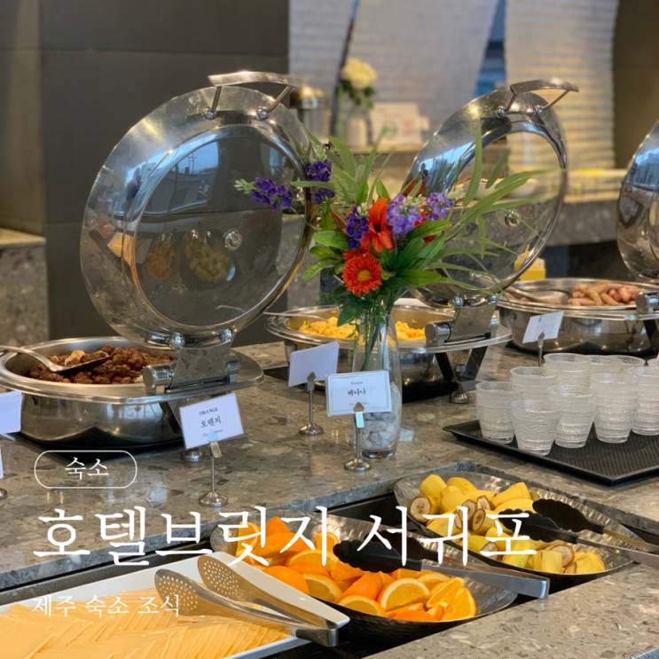 제주 호텔브릿지 서귀포 숙소 조식 포함