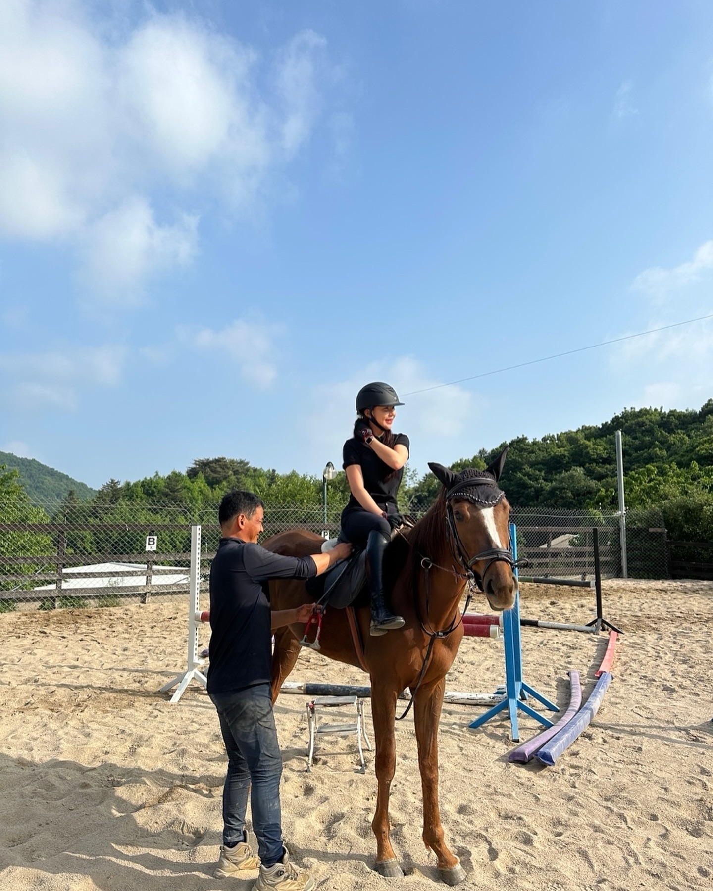 2년만에 말타고 낙마도 하고 온몸에 근육통 🫨🎠