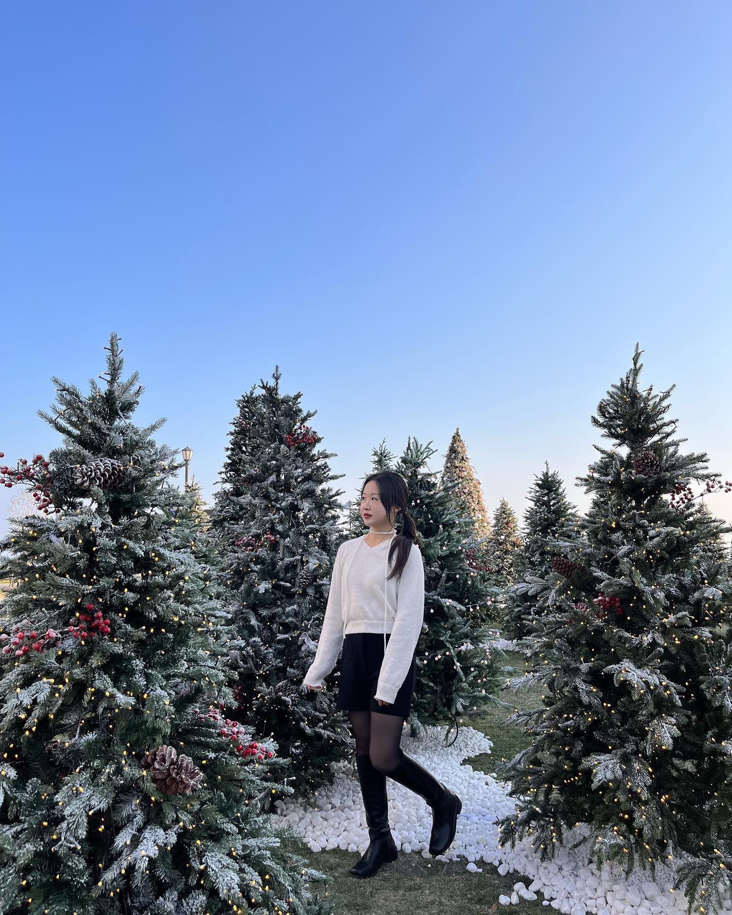 여기가 바로 크리스마스 세상 ..🎄🎅🏻🧣💭