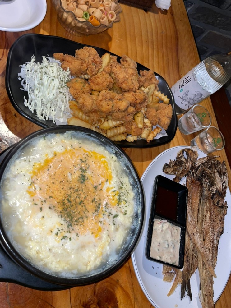 먹다, 치즈 폭탄 계란탕 왕노가리 순살치킨 (feat. 성신여대 착한노가리생맥주)
