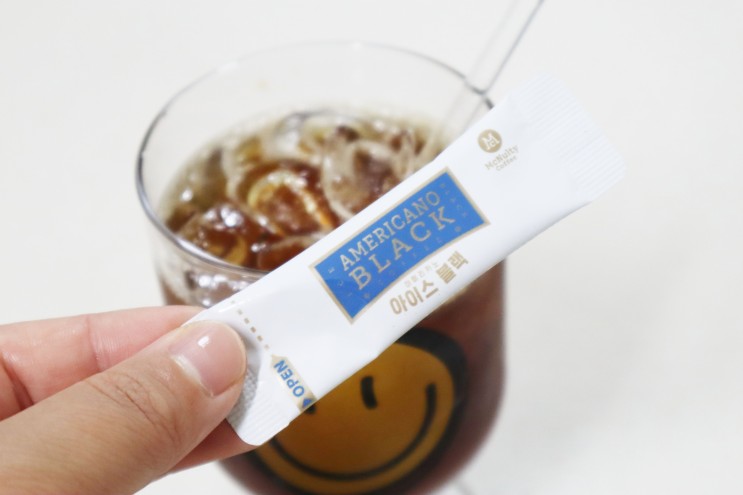 아이스커피 맥널티 찬물에녹는커피 아메리카노 아이스블랙