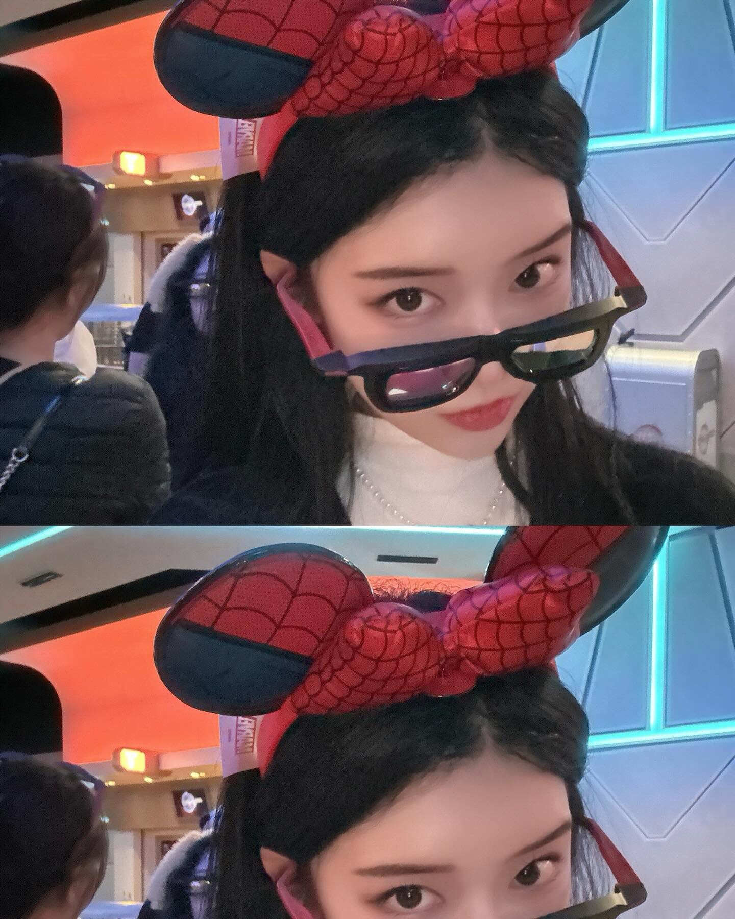 spiderman minnie mouse hkdisneyland 크아아아 🕷️🐭