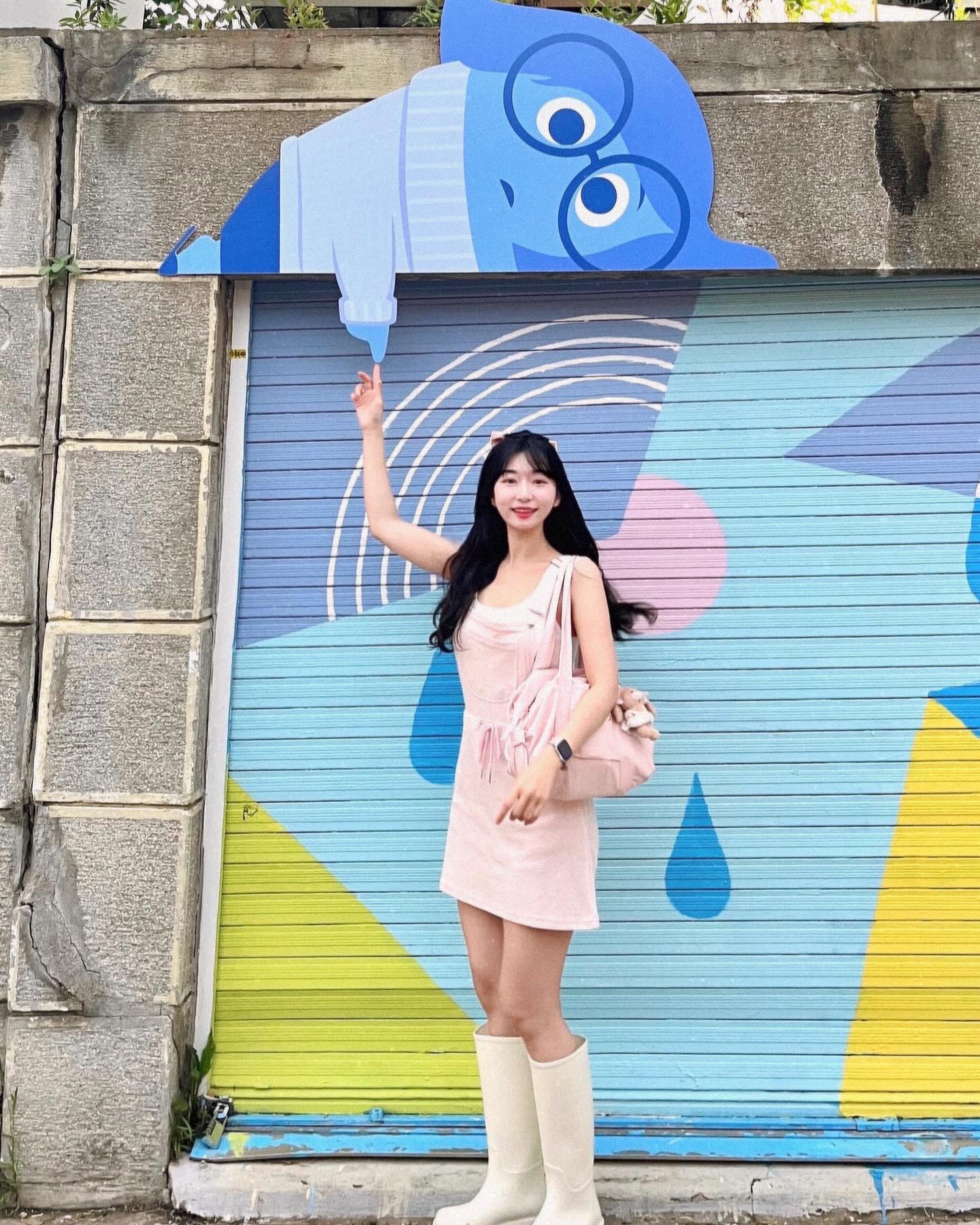 비 오는 날에도 행복´͈ ᵕ `͈ ♡°🫧🤍