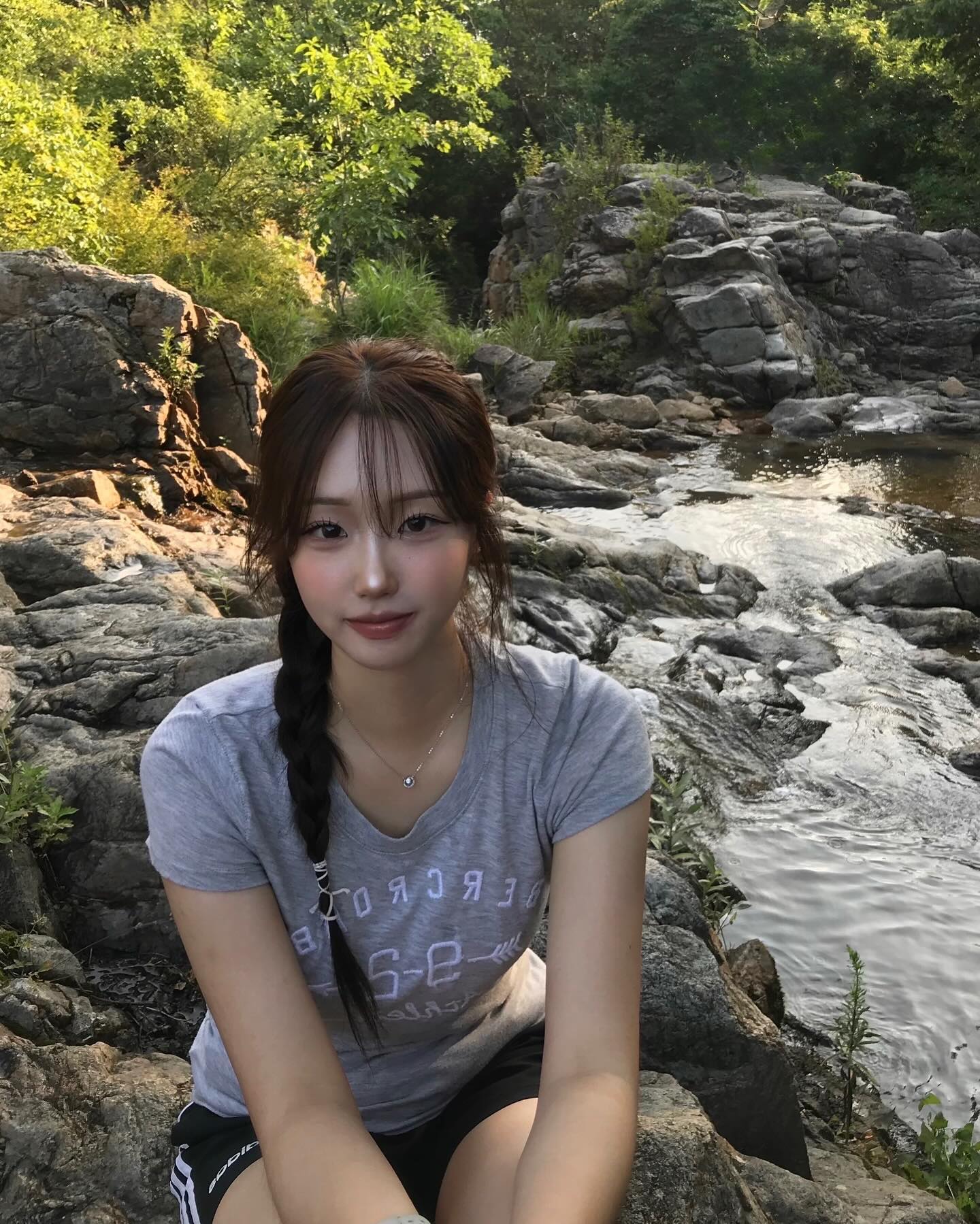 체고의 피서지👩🏻‍🌾
#계곡