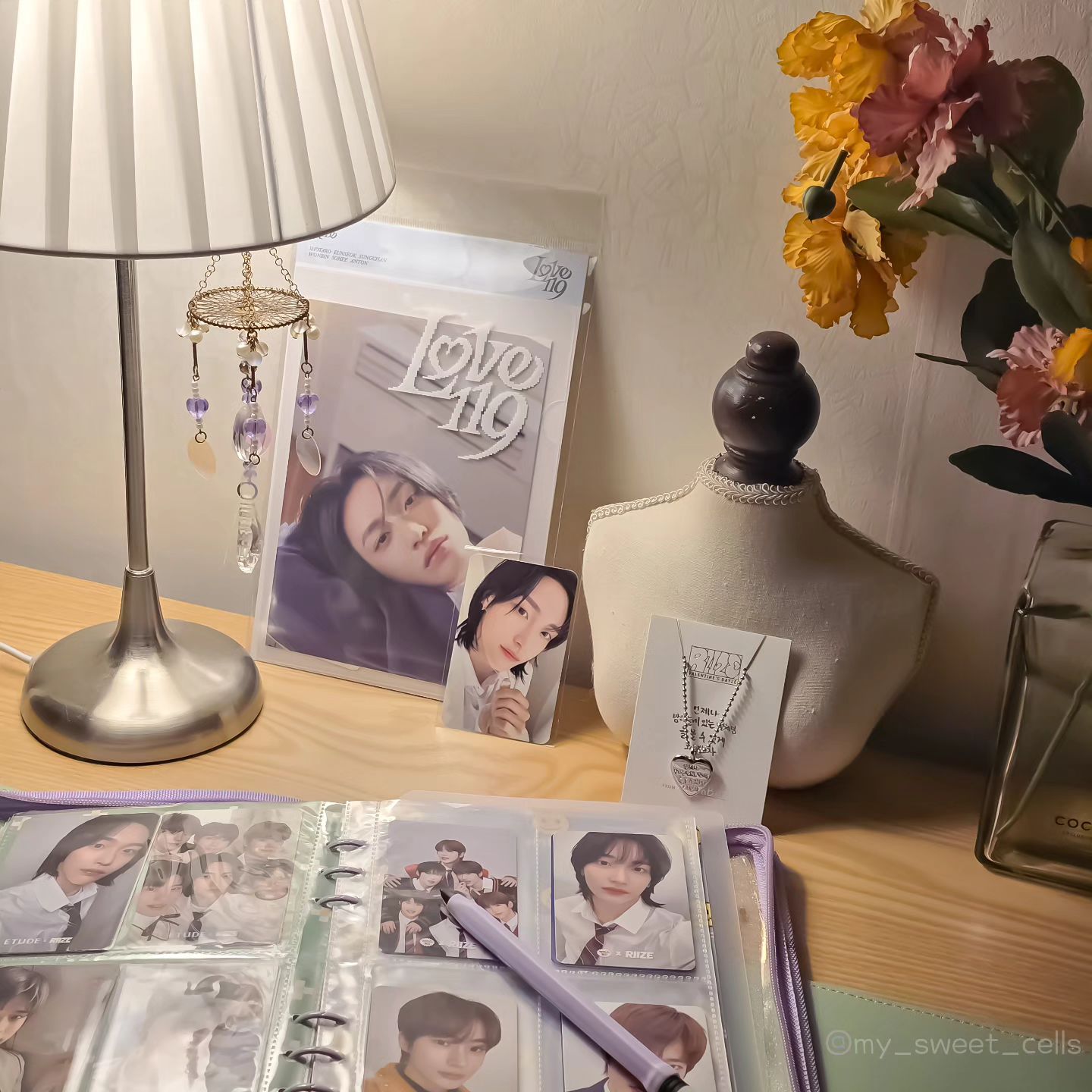 📔
책상정리 하면서 
포카 다이어리에 쏙쏙 넣으며
아~ 이 재미로 사람들이 연예인 포카 모으는구나! 했다.

#다이어리 #취미생활 #취미덕질 #취미 #힐링 #라이즈 #라이즈포카 #riize #riizewonbin #라이즈원빈 #라이즈굿즈 #원빈목걸이