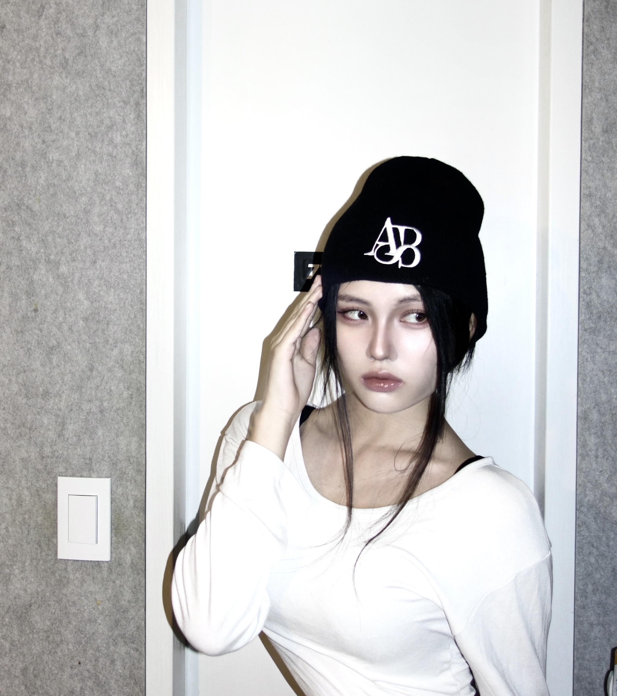 [ASBL] ASBL Signature logo beanie - black
