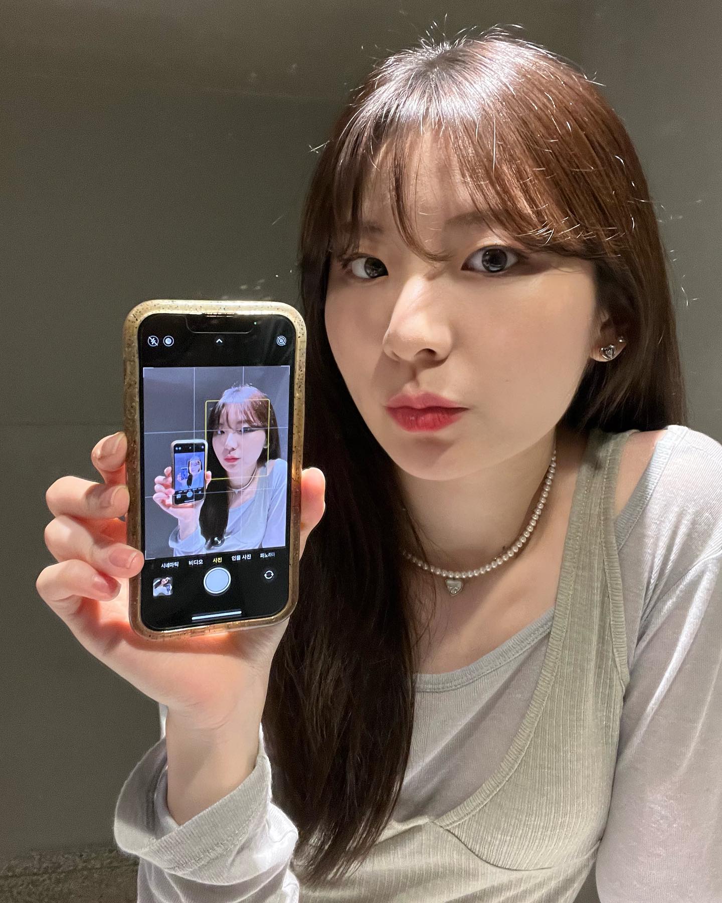 내 첫 거울셀카🤳🏻