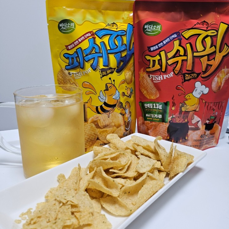 맥주안주로도 좋은 단백질스낵 글루텐프리 피쉬팝