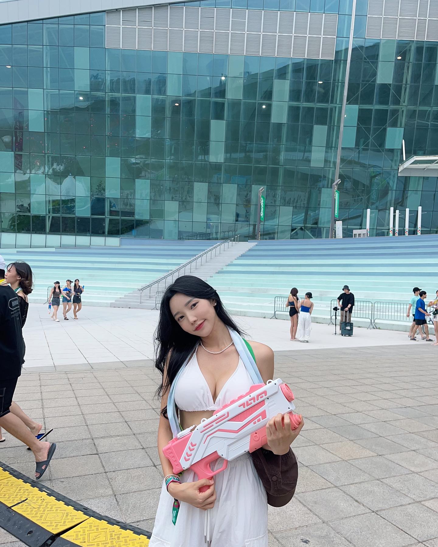 나두 #워터밤 🥽,, 로꼬 개구ㅏ여워🤍