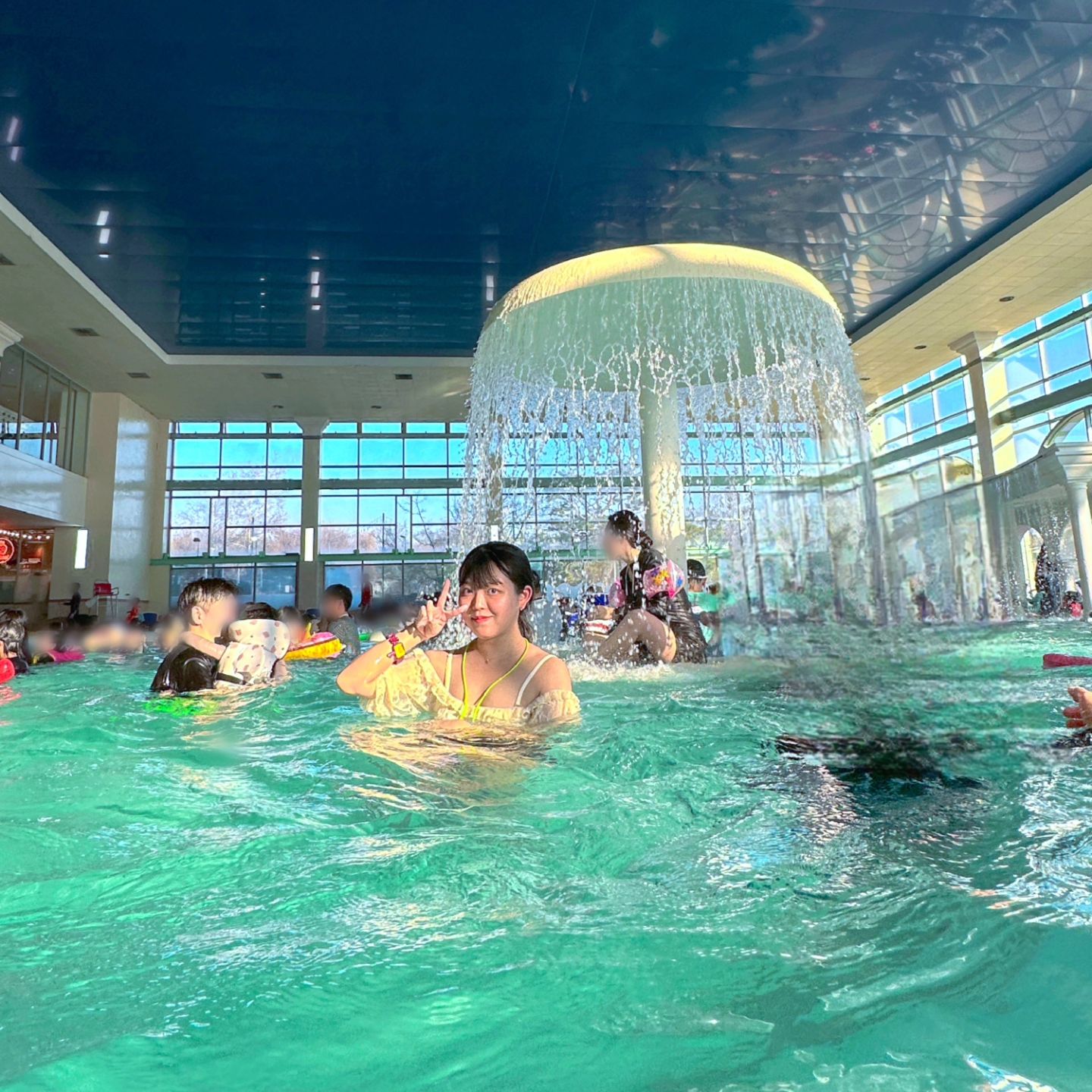 온천 너무 재밌었는데 물놀이 또 가고싶당🌊