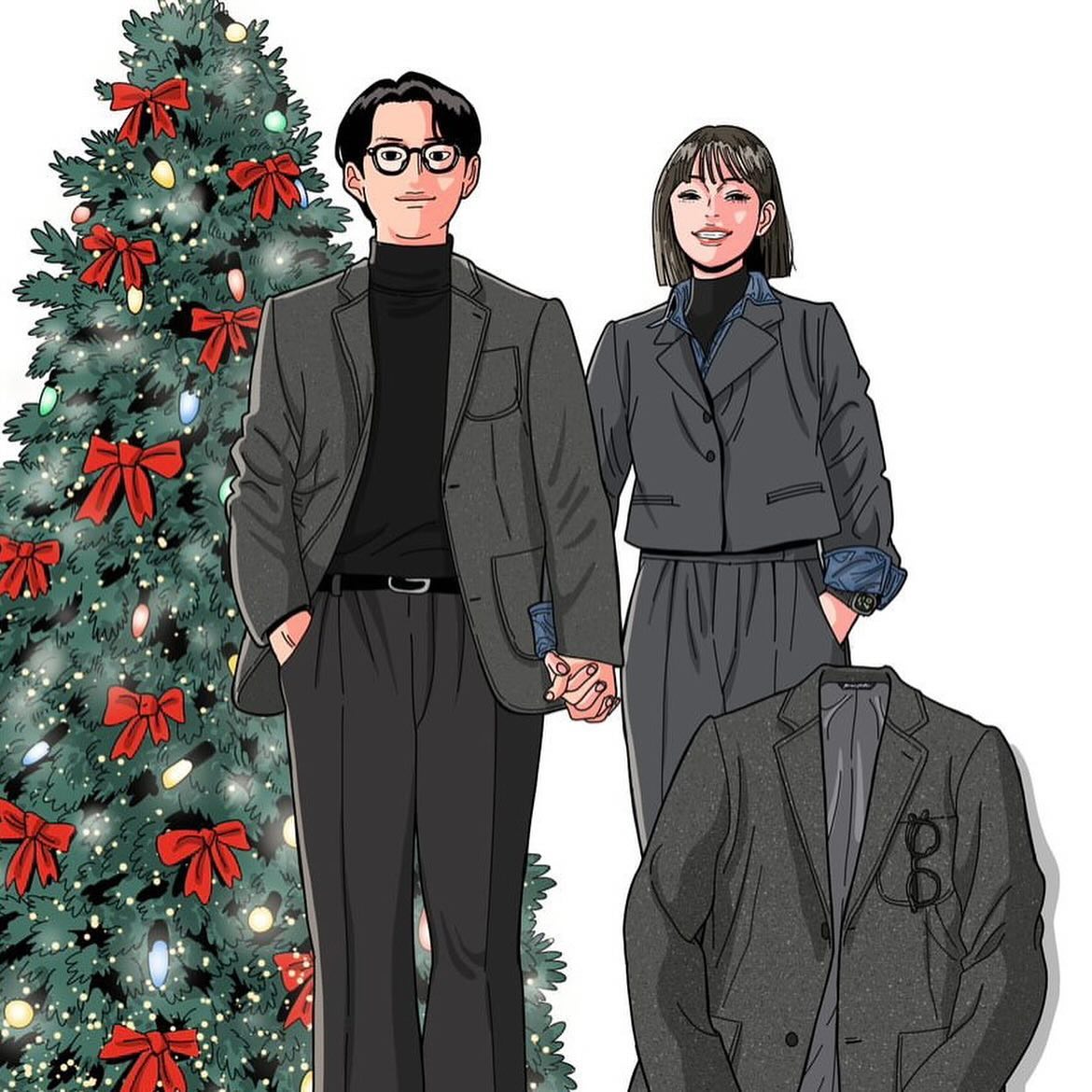 브룩스브라더스에서 영한작가님 커플그림 선물을..🎁🤍
모두 멜크 🎄#은향x중기 #이거시쀼 
brooksbrothers.korea  cityboy_drawing