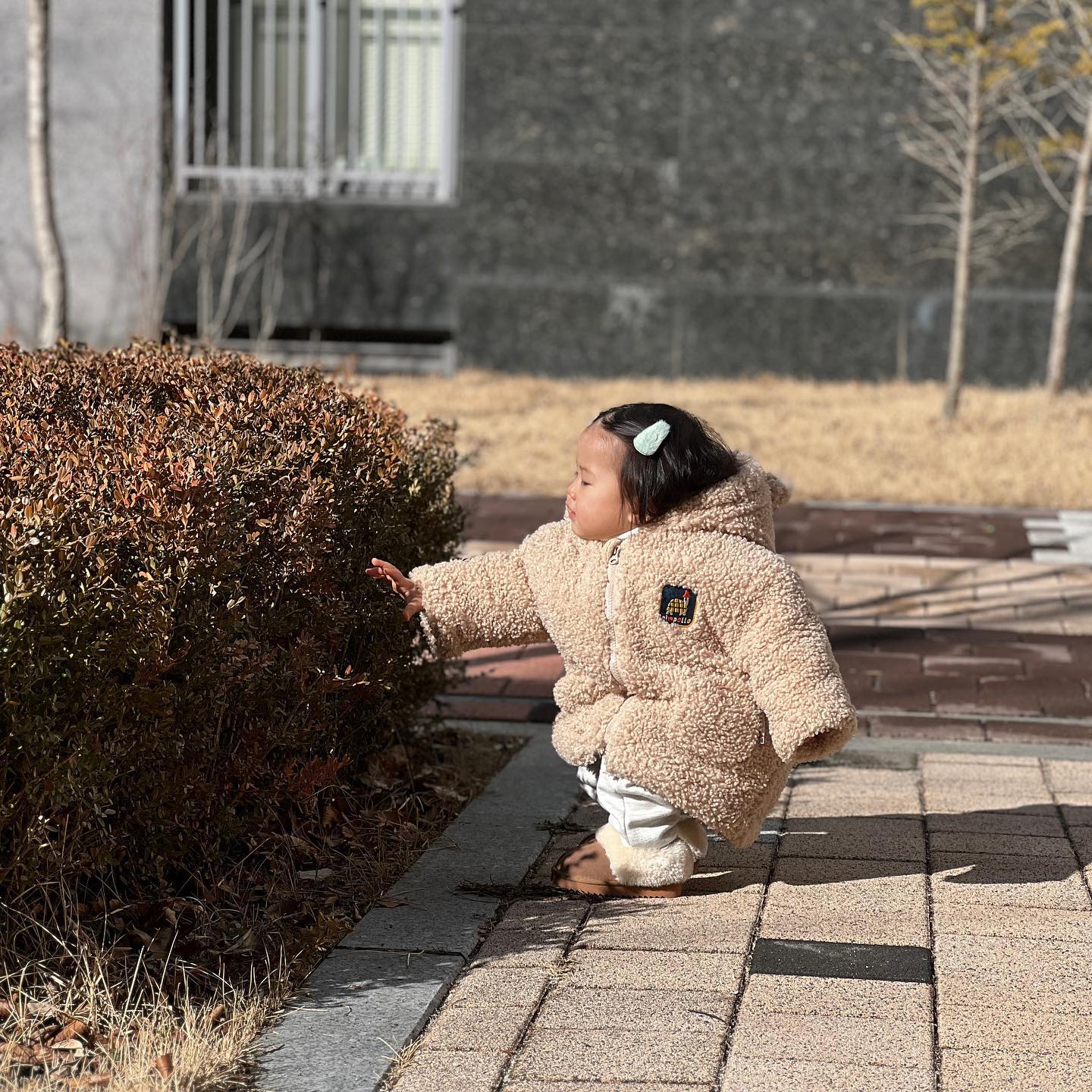 #15개월아기 #넘어져도괜찮아

넘어져도 나는 스스로 일어설 수 있지!

놀이터 가는 길 나무에게 인사하다가 넘어진 하리
끙끙 낑낑 반바퀴 빙글~ 돌고 다리에 힘 주고 벌떡!
하고 일어서 뿌듯해하는 아가🥰
넘어져도 씩씩하게 스스로 일어났지 기특해😊
⠀
⠀
⠀