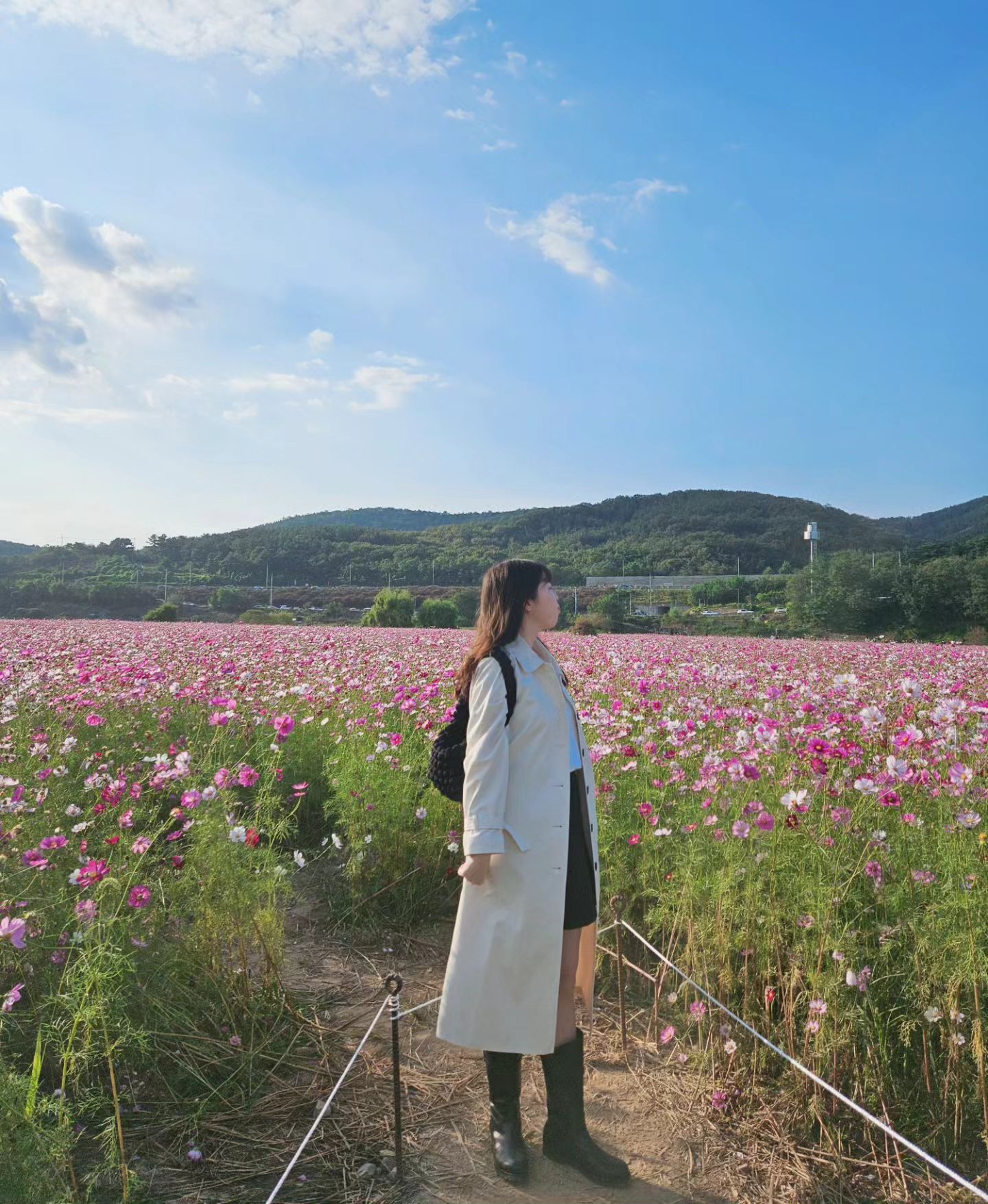 꽃 보러 다니는 게 좋은 나..🌼
그나저나 손가락 브이 하려고 했는데 왜 볼 찌르기가 된 것이지👀
.
.
.
.
.
.
.
.
.
.
.
.
#하중도 #금호강하중도 #코스모스 #가을꽃 #꽃구경 #daily #dailylook #fashion #패션 #옷스타그램 #좋아요반사 #좋반 #트렌치코트 #가을코디 #인친 #소통