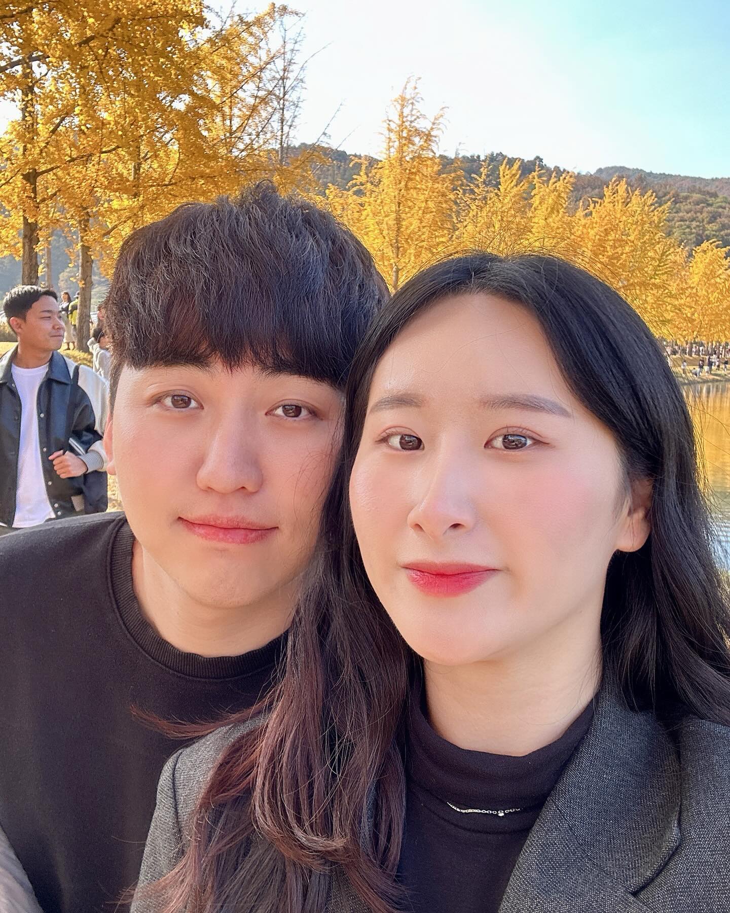 문광저수지 막차 탔지렁🧡💛🧡💛