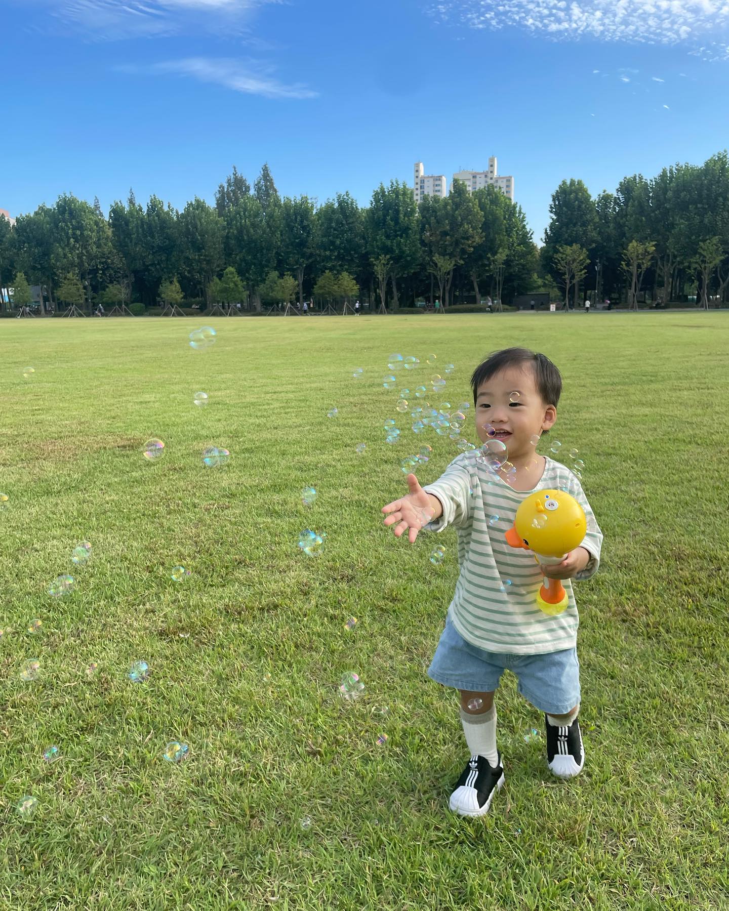 ෆ̇ 𝟱𝟳𝟱𝙙𝙖𝙮𝙨

지난 주 월요일 하원하고
친구들이랑 가까운 공원 나들이🫧

역시 친구들이랑 같이 놀 때가
더 재밌고 신나🎵

친구들아
아픈거 얼른 나아서
다시 같이 놀자아🫶

#따로또같이ღ 
#귀여운씨앗반친구들🌱