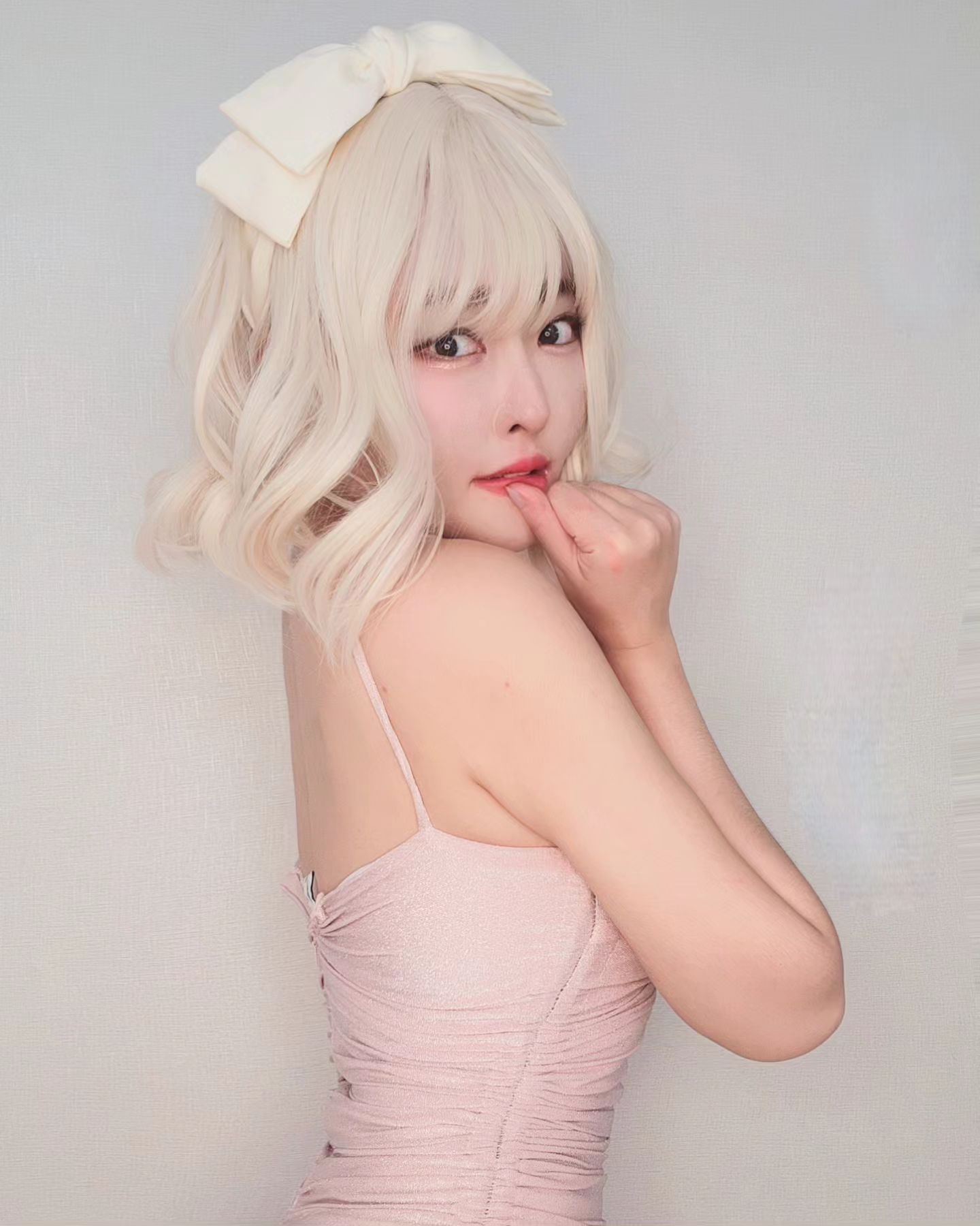 #셀피 #selfie #리본 #금발 #blondhair