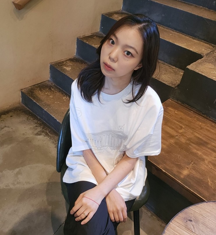 스탠다드에러반팔티 무신사 오버핏 스트릿 힙한 IRT168 컴팩트얀 엔자임워싱드로잉칼리지 반팔티
