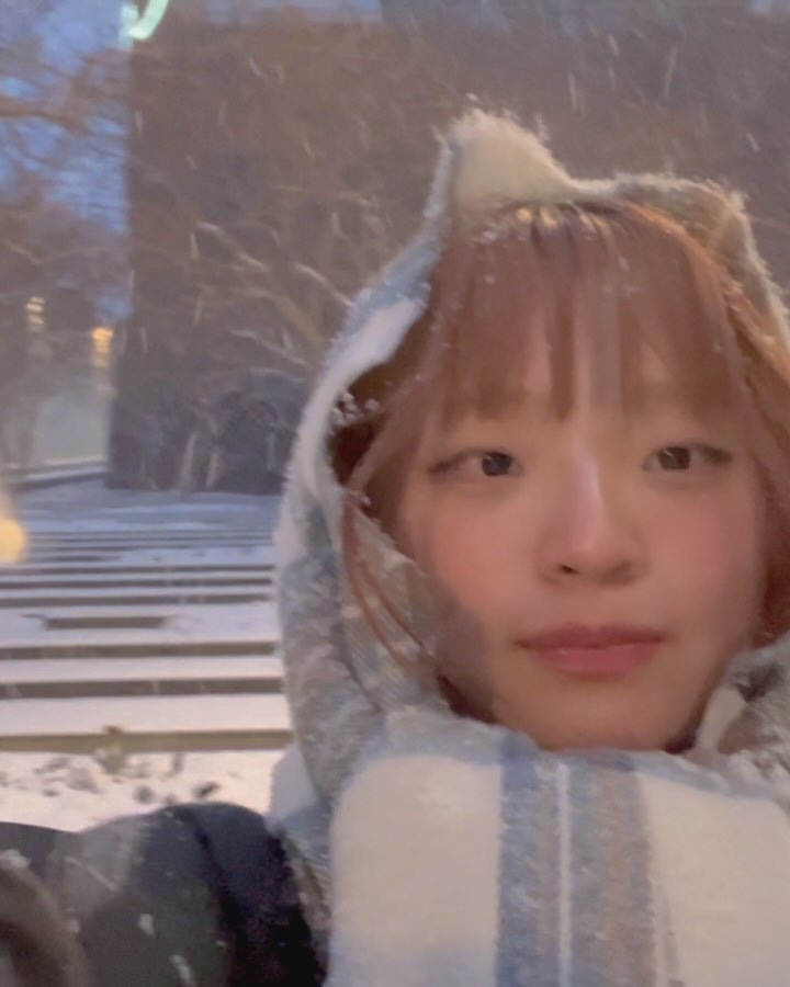 부산은 칼바람만 부는데.. 광주는 눈이오네…. 😶‍🌫️😶‍🌫️☃️