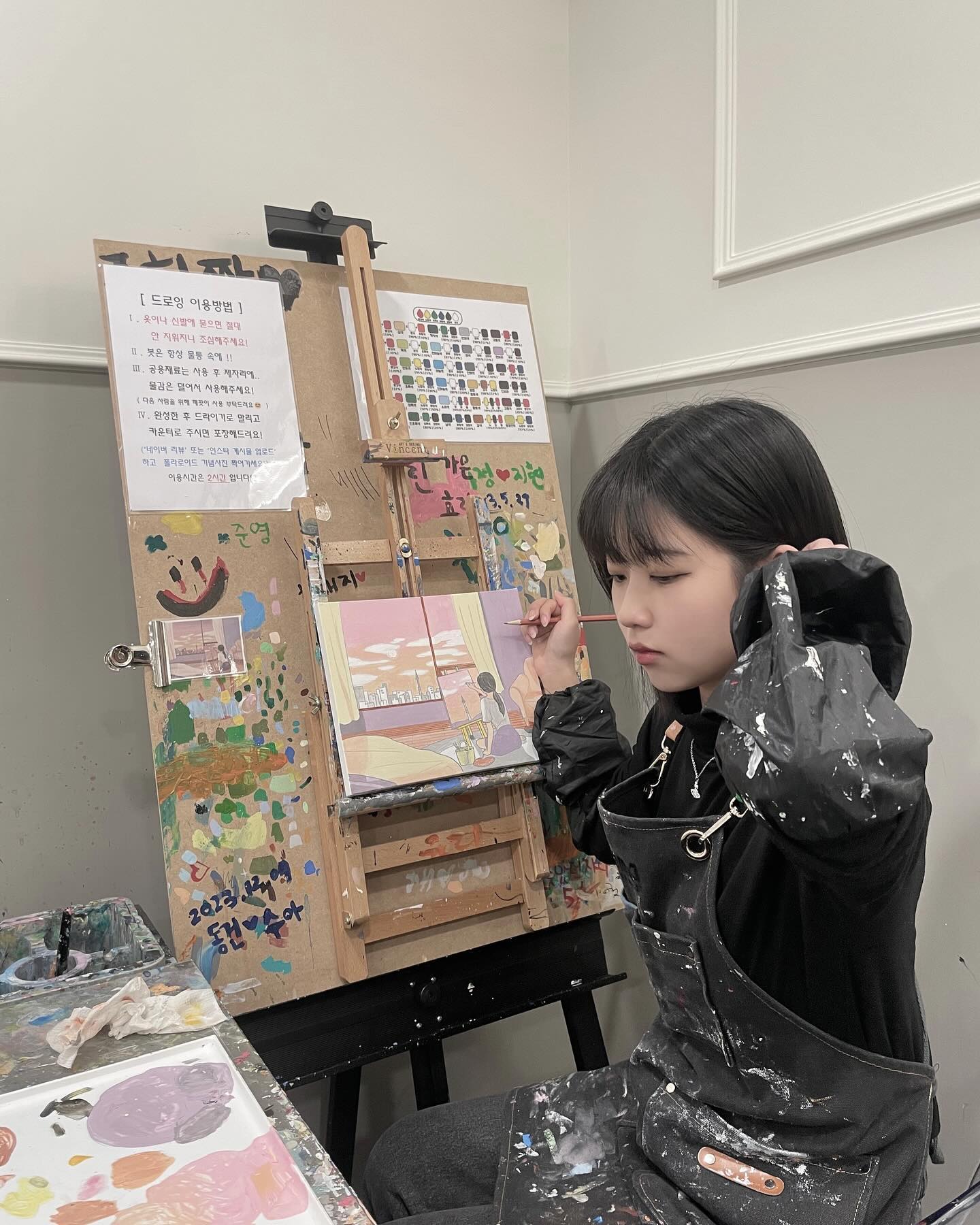 🎨
#03 #부산 #서면 #소마드로잉카페 #드로잉카페 #그림그리는카페 #카페