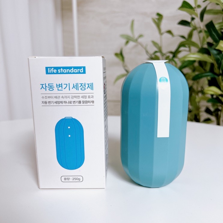 라이프스탠다드 자동변기세정제 화장실 청소 간편하게 해결