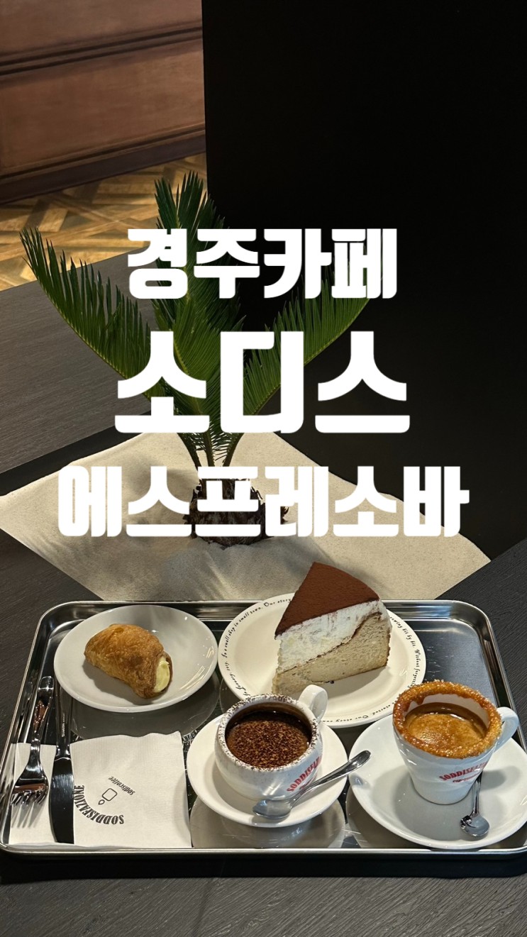 경주카페 소디스에스프레소바 성건점, 다음엔 8잔 먹고올거예요☕️