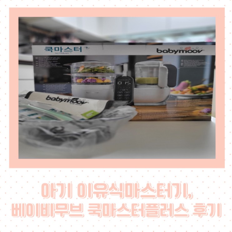 이유식준비물) 베이비무브 이유식마스터기로 간편하게 이유식 만들기 추천