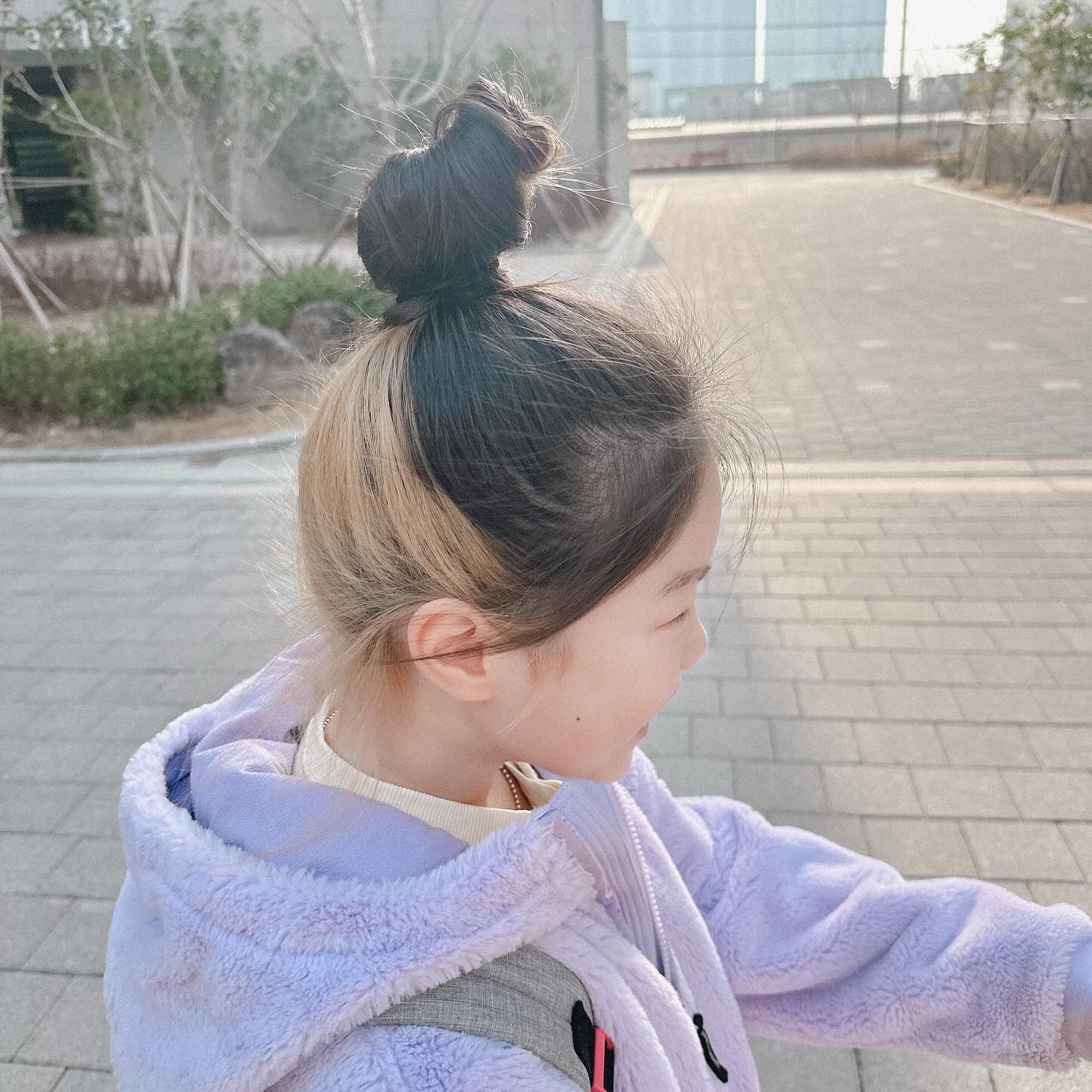 못난이표정 자꾸 하고 혼자 웃겨주금 💜👧🏻💜