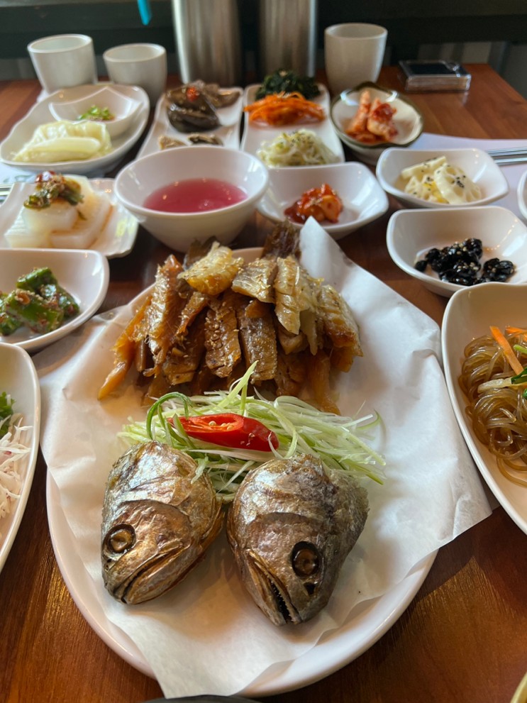 심학산 한정식 맛집 보리굴비 전문점 뜨락