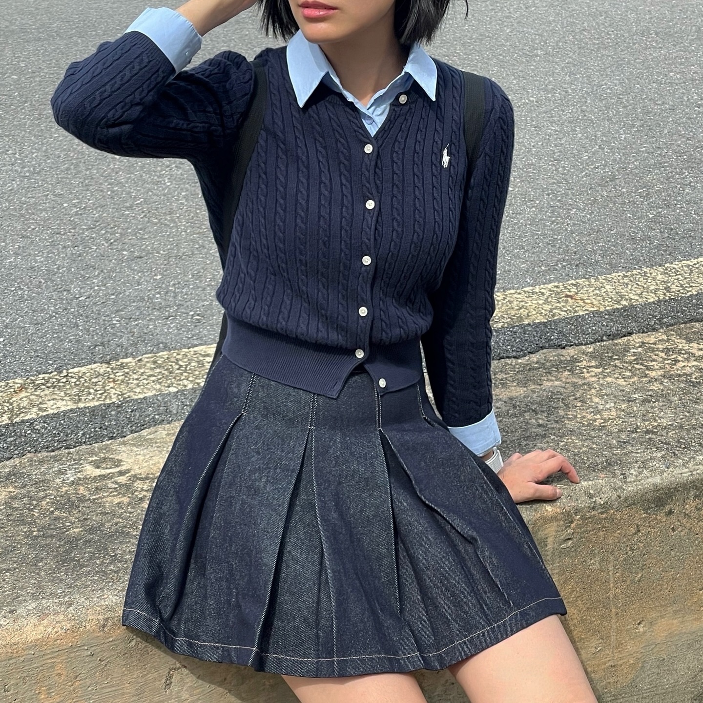 🛤️
가을 쁘레삐

.
#프레피룩