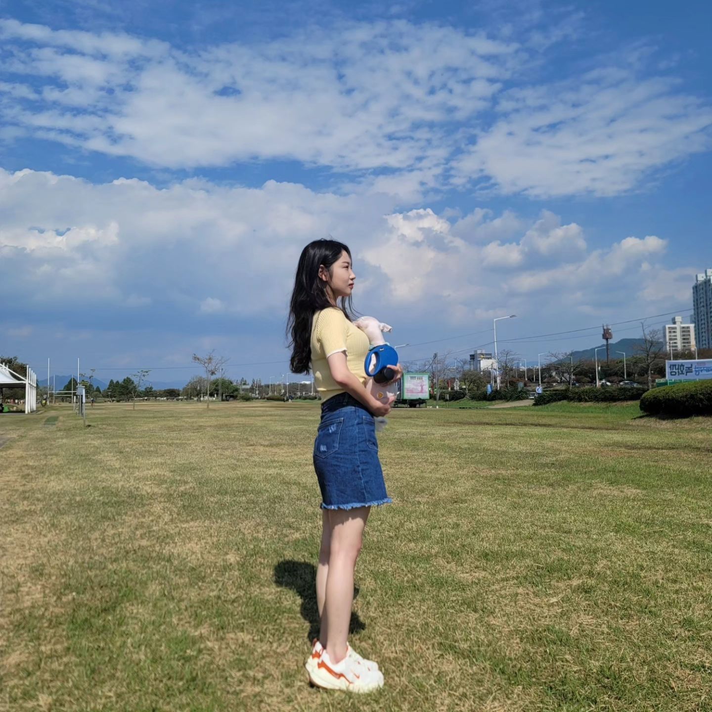 내새꾸들 사랑해 ❤️🩷💙 
#부산 #삼락생태공원 #댕댕이그램 #애견동반여행
