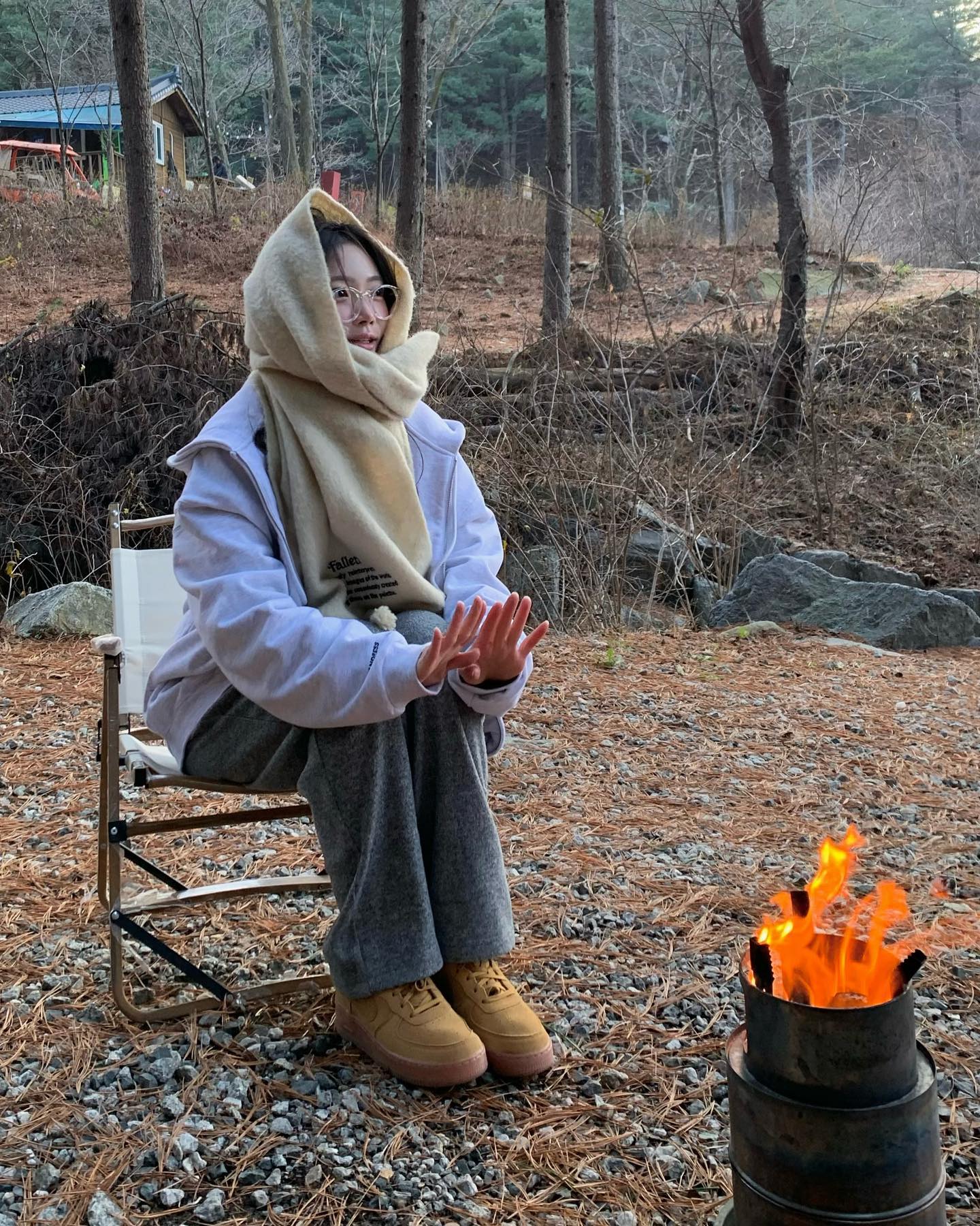 재밌는 겨울 캠핑 🏕️🧣🪵🔥🌳