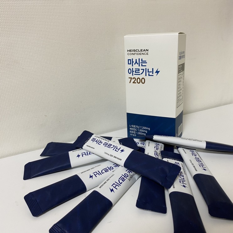 [히즈클린] 컨피던스 마시는 아르기닌 7200