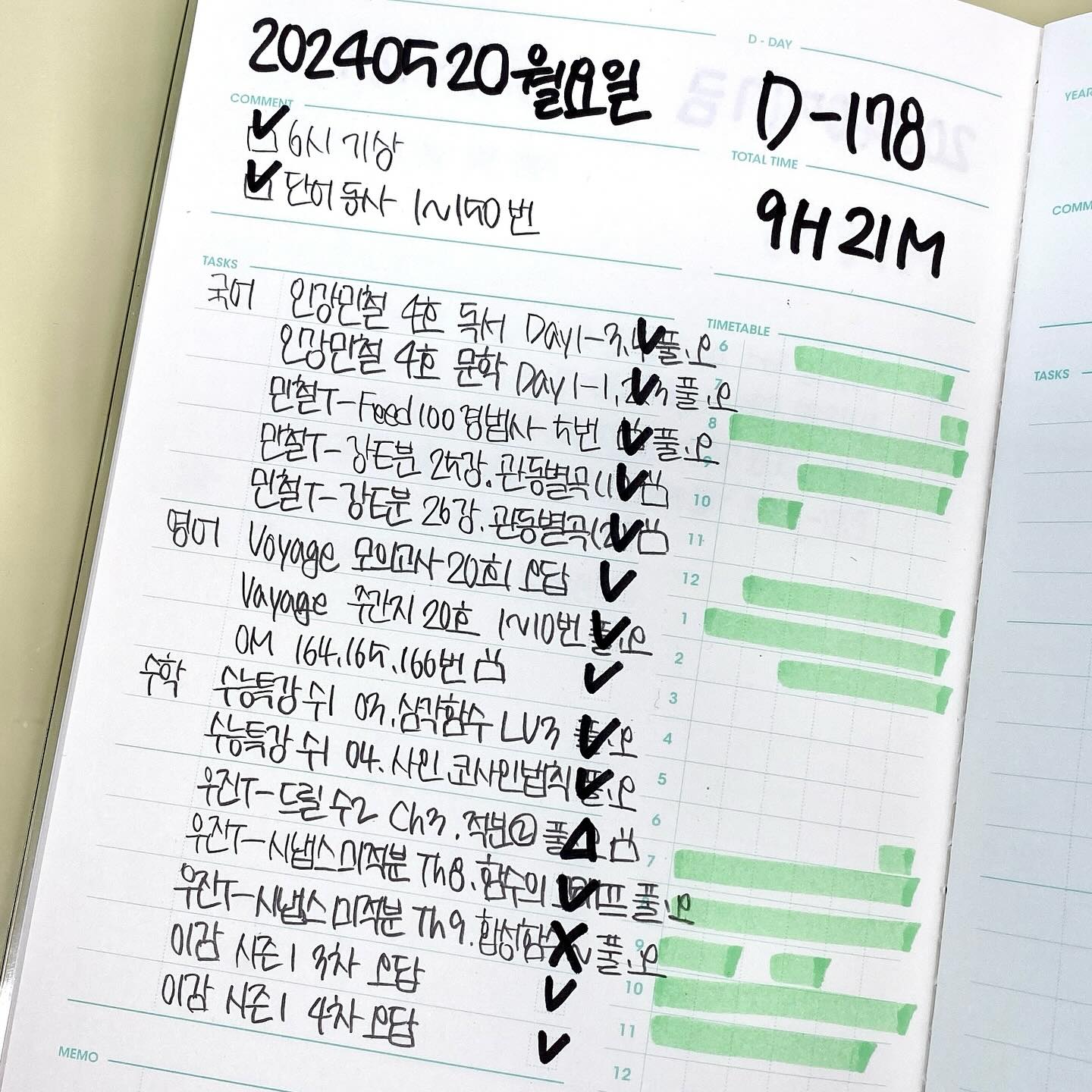 열심히 살아야지. 다짐한지 1일차. 작심삼일이라도 해보자~~

#공스타 #공부인증 #정시파이터 #모트모트 #모트모트플래너 #정시러 #공스타맞팔 #공스타소통