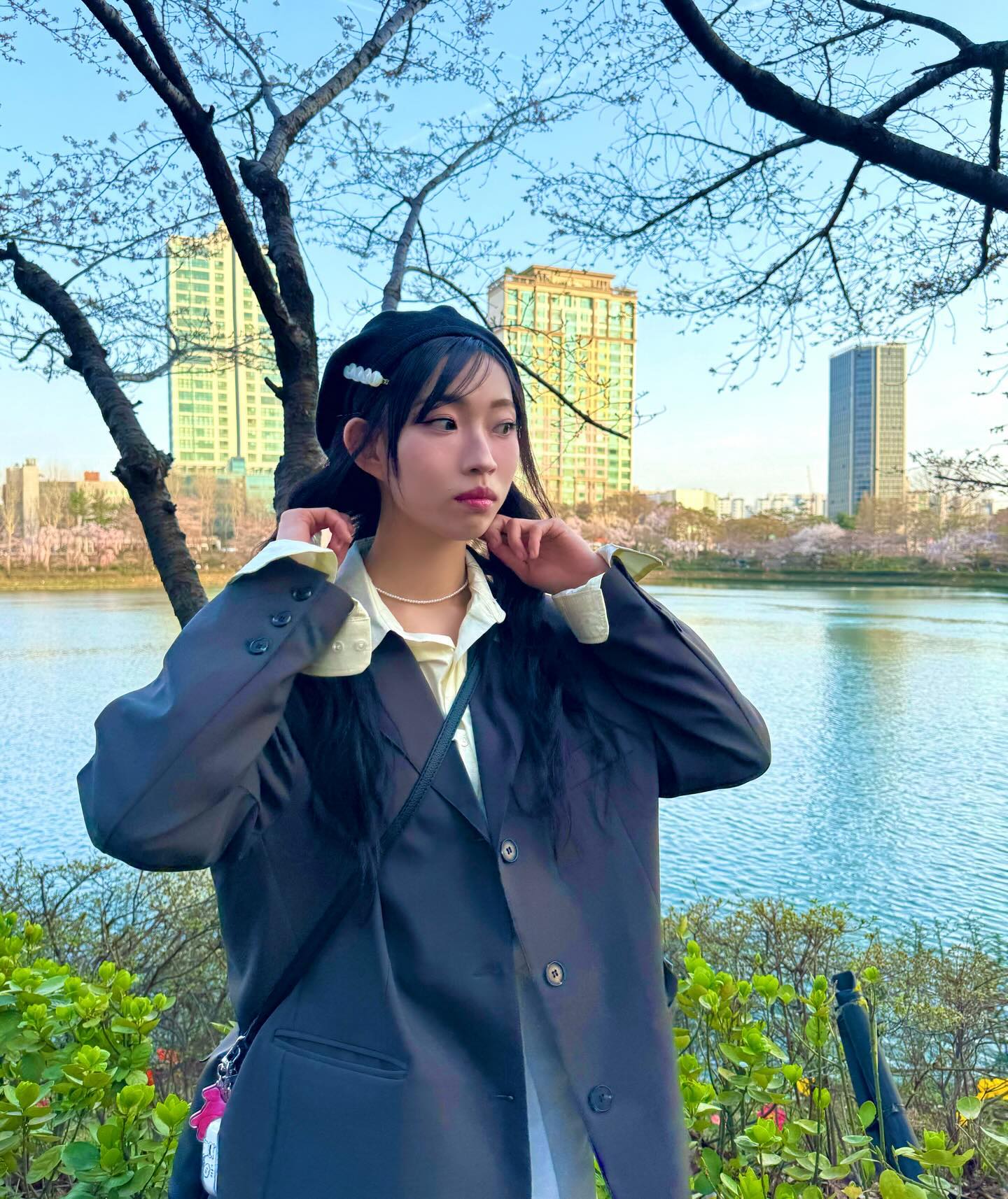나도 만개한 벚꽃이 보고싶었어..🫠
#벚꽃 #잠실카페 #잠실맛집