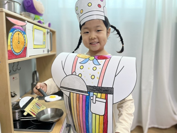 종이옷색칠키트 직업체험 색다르게 즐기기