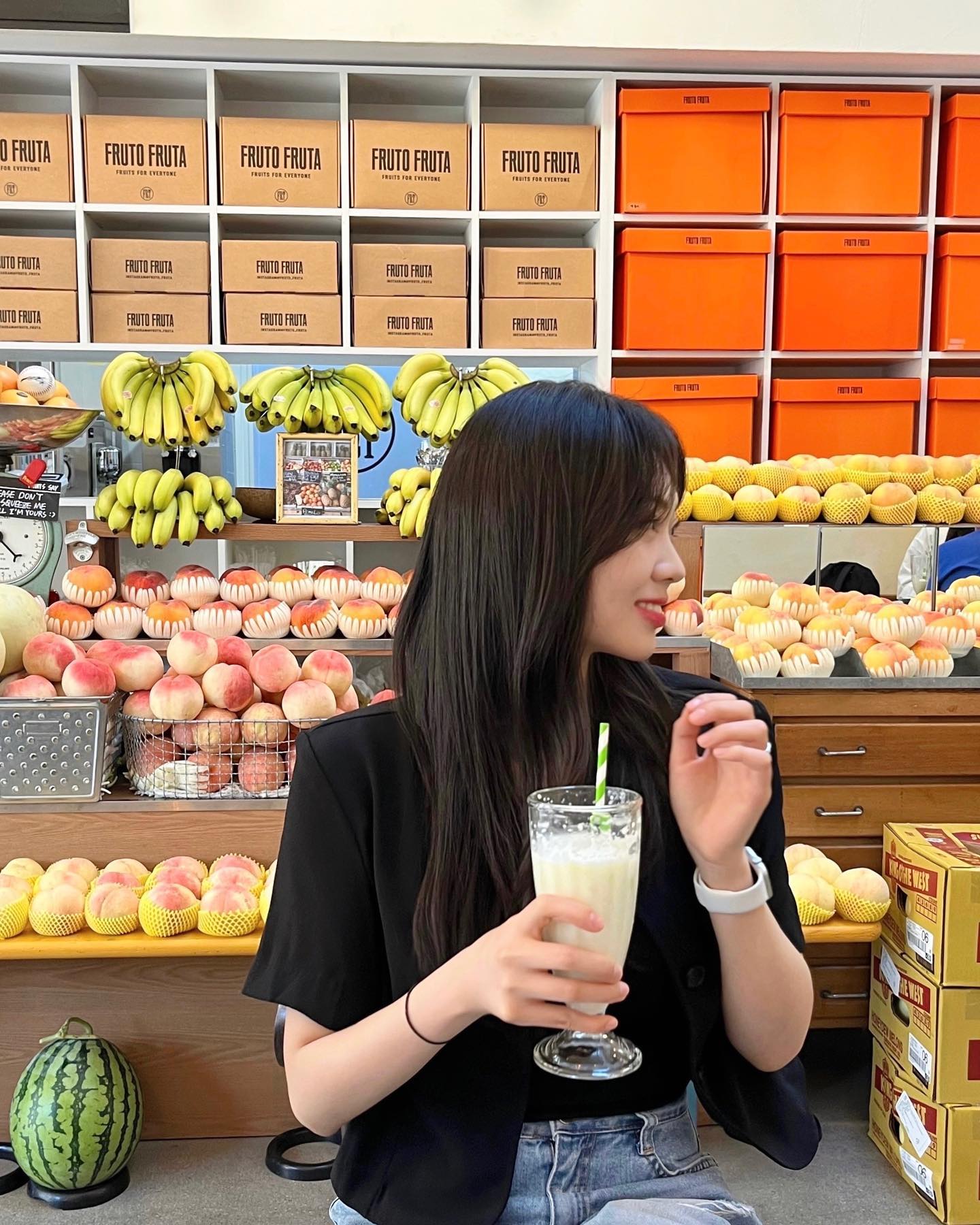 포짜코랑 가고싶었던 카페 두 군데나 가고 케이크도 받은 날 🎂🍑🥯🫶🏻