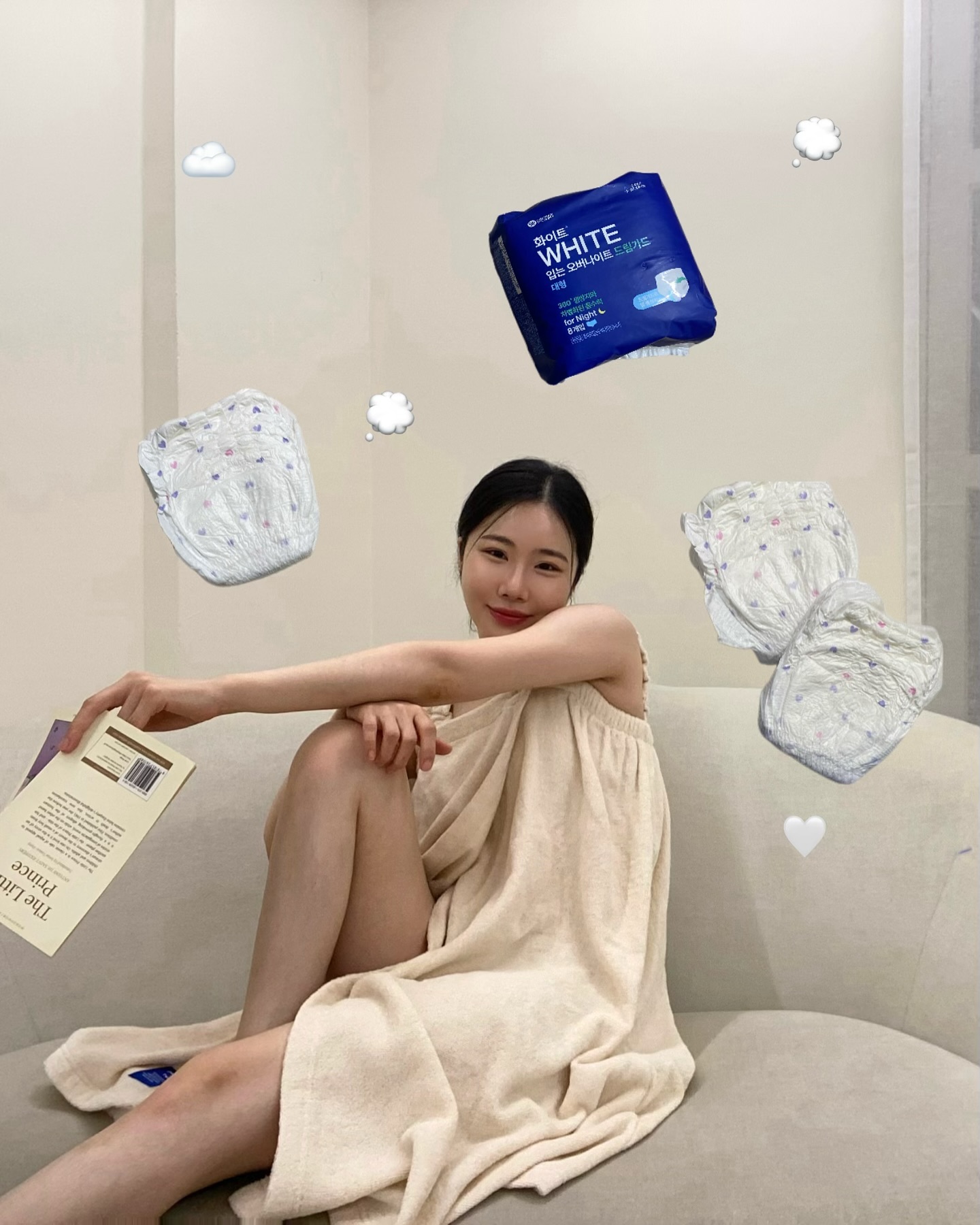 #광고 white_fresh_clean 

여성 분들이라면 무조건 공감하실텐데,
마법에 걸리면! 알게 모르게 신경쓰여서 푹 못 잘 때가 많아요.
혹시나 #샐까봐 자는 중에도 자세가 경직돼있는 것 같고..💆🏻‍♀️

마침 또 제가 마법에 걸려서 아 불편하다.. 싶었는데!
때마침 광고가 찾아와주는 #럭키걸
덕분에 #신제품 을 빠르게 사용해본 찐 리뷰예요✔️

360도 샘방지와 차별화된 흡수력으로 리뉴얼된
#화이트 입는 오버나이트 드림가드🌙

입는 오버나이트 자체를 국내 #최초 출시한 화이트가
이번에 아예 #360도 샘방지가 되는 버전으로 리뉴얼한 소식입니다.

▪️맞춤 텐션 허리밴드로 안심
70개 밴드가 들뜸 없이 잡아줘요

▪️엉덩이 전체를 감싸는 힙커버
뒤척임이 심한 사람, 자세가 걱정되는 사람 걱정 NO

▪️닿는 순간 흡수
고속 흡수 시스템으로 더 안심하고 보송보송

▪️옆샘 방지 드림가드로 가드력 UP💯
패드 옆면까지 한 번 더 신경써서 빠져나갈 틈 없이 촘촘하게 흡수!
이게 바로 리뉴얼하면서 업그레이드된 점⤴ 이에요📈

기능적 업그레이드만 신경쓴 게 아니라
패키지 디자인 변경, 커버까지 하트 패턴으로 바뀌면서
더 뽀송뽀송 포근한 느낌도 들구요💗

의약품 제조 및 품질관리기준인 GMP 적합판정을 받았을 뿐 아니라
국내에서 직접 생산과 관리를 모두 하는 #유한킴벌리 의 브랜드니까
아무래도 또 더 안심할 수 있죠 모😏 
그리고 하나 더, SAP FREE 제품이니 믿음이 더!

특히 양 많은 분들, 숙면이 불편하던 분들 포함해서
사실 마법을 겪는 여성 분들이라면 모두 일단 다 제쳐두고
관심이 생길 수밖에 없는 반가운 소식일 거예요!

▪️입오버 사이즈: 
M(팬티 사이즈 90-100) L(팬티 사이즈 100-110)

#WHITE #화이트신제품 #입는오버나이트 #오버나이트 
#화이트입는오버나이트 #화이트입오버 
#화이트입는오버나이트드림가드 #삶의질수직상승템 #입는생리대 
#팬티형생리대 #입오버 #숙면템 #꿀템 #유료광고 #fyp